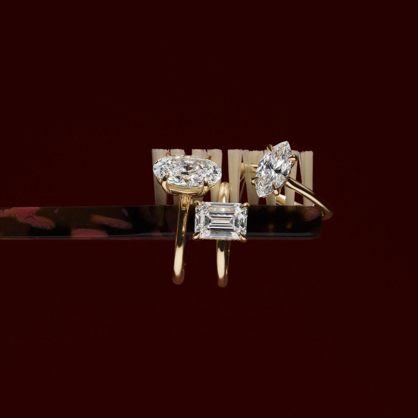 2.5 - 3.5 CT Emerald Lab Grown Diamond Solitaire Engagement Ring