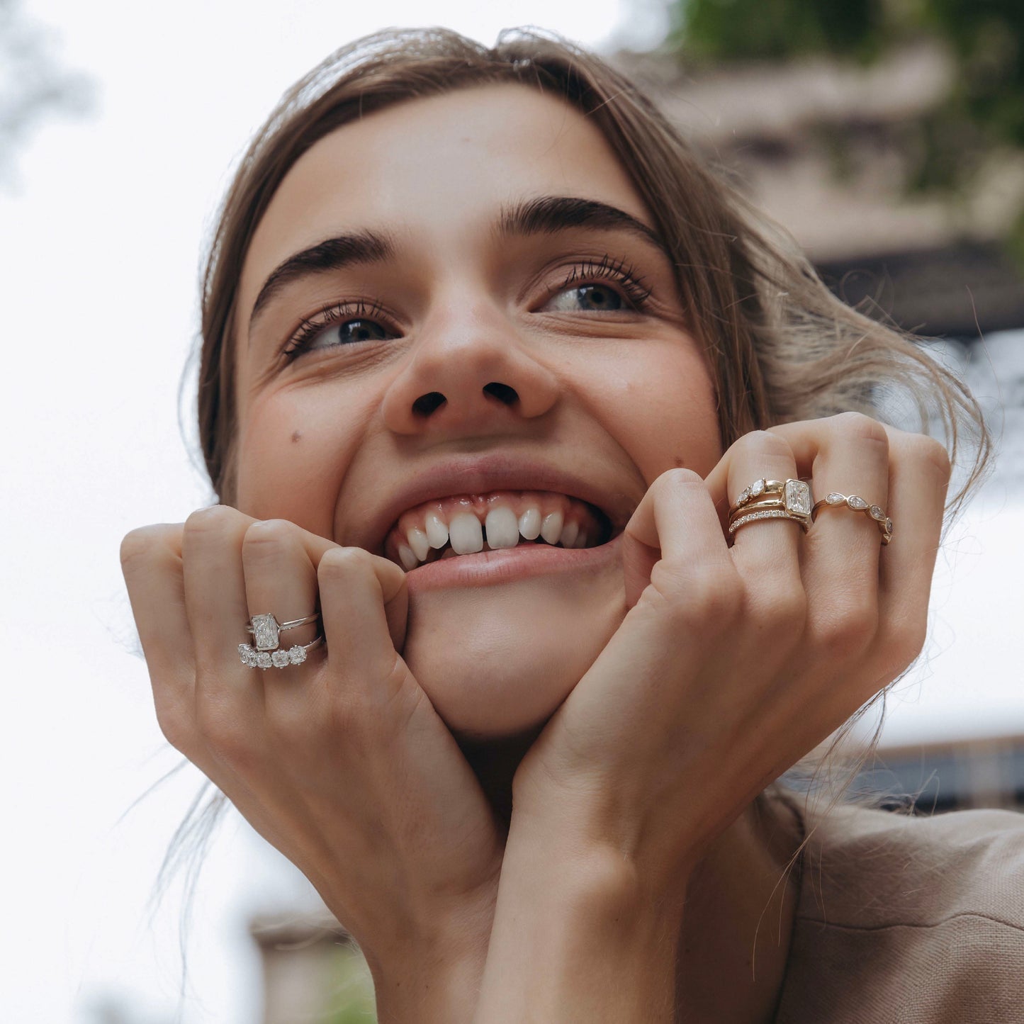 2.0 - 4.0 CT Radiant Lab Grown Diamond Solitaire Engagement Ring