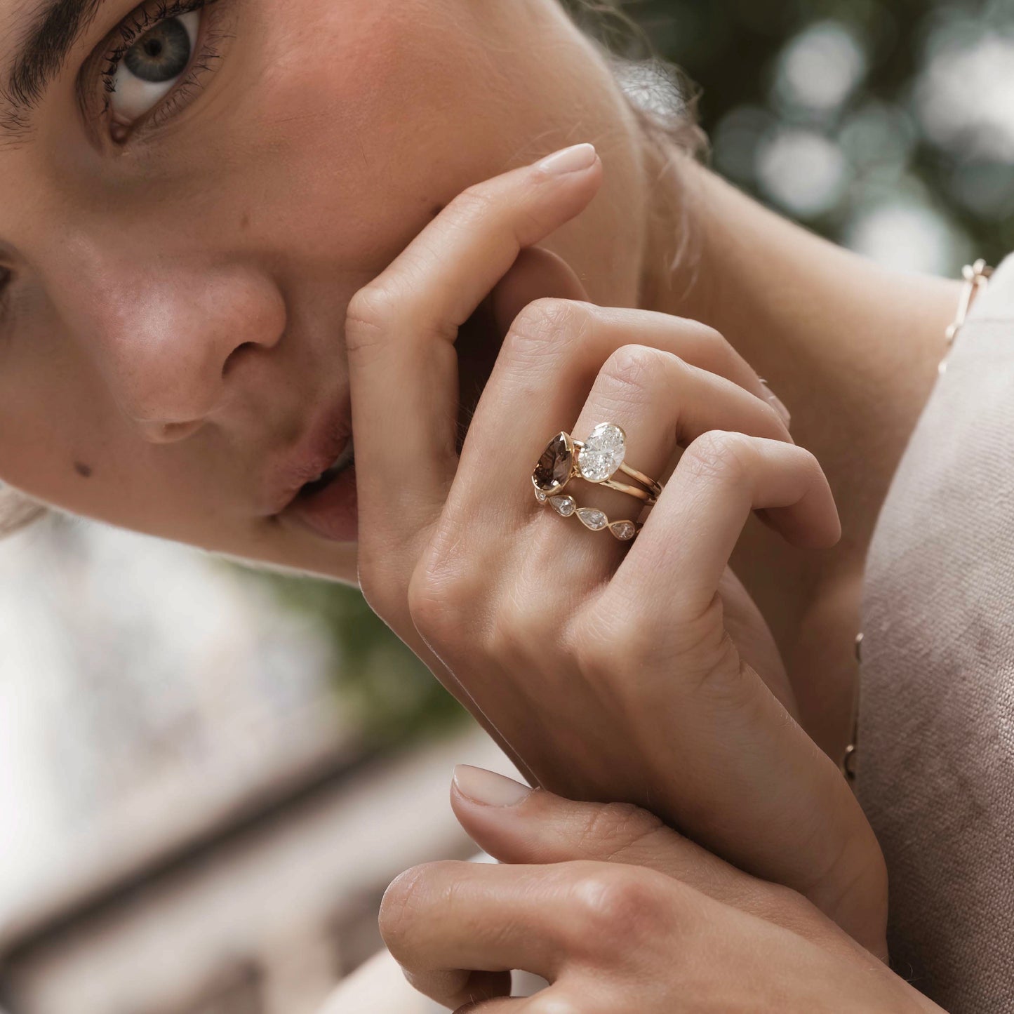 2.0 - 4.0 CT Oval Lab Grown Diamond Solitaire Engagement Ring