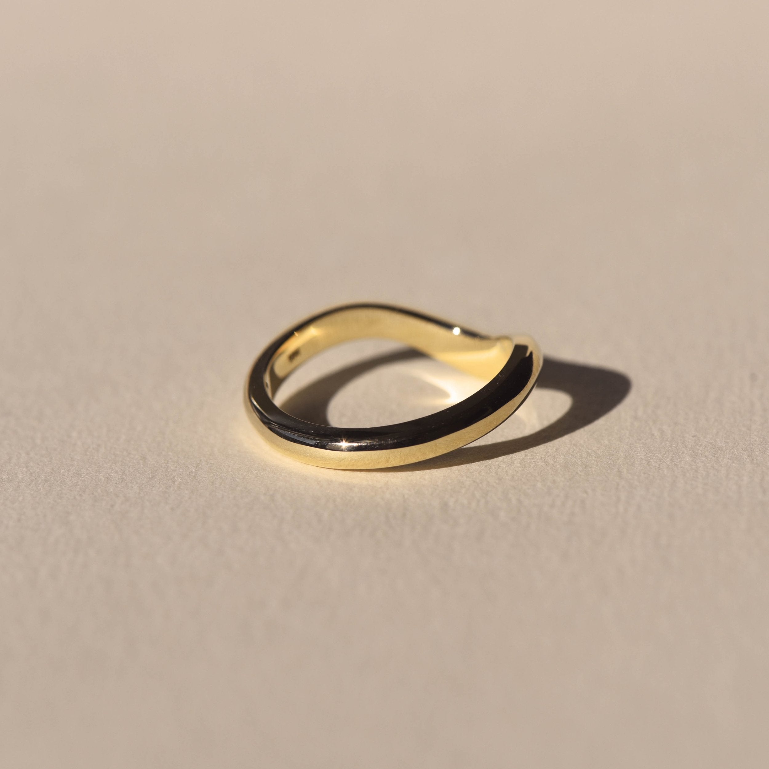 Curved Stckable Wedding Band