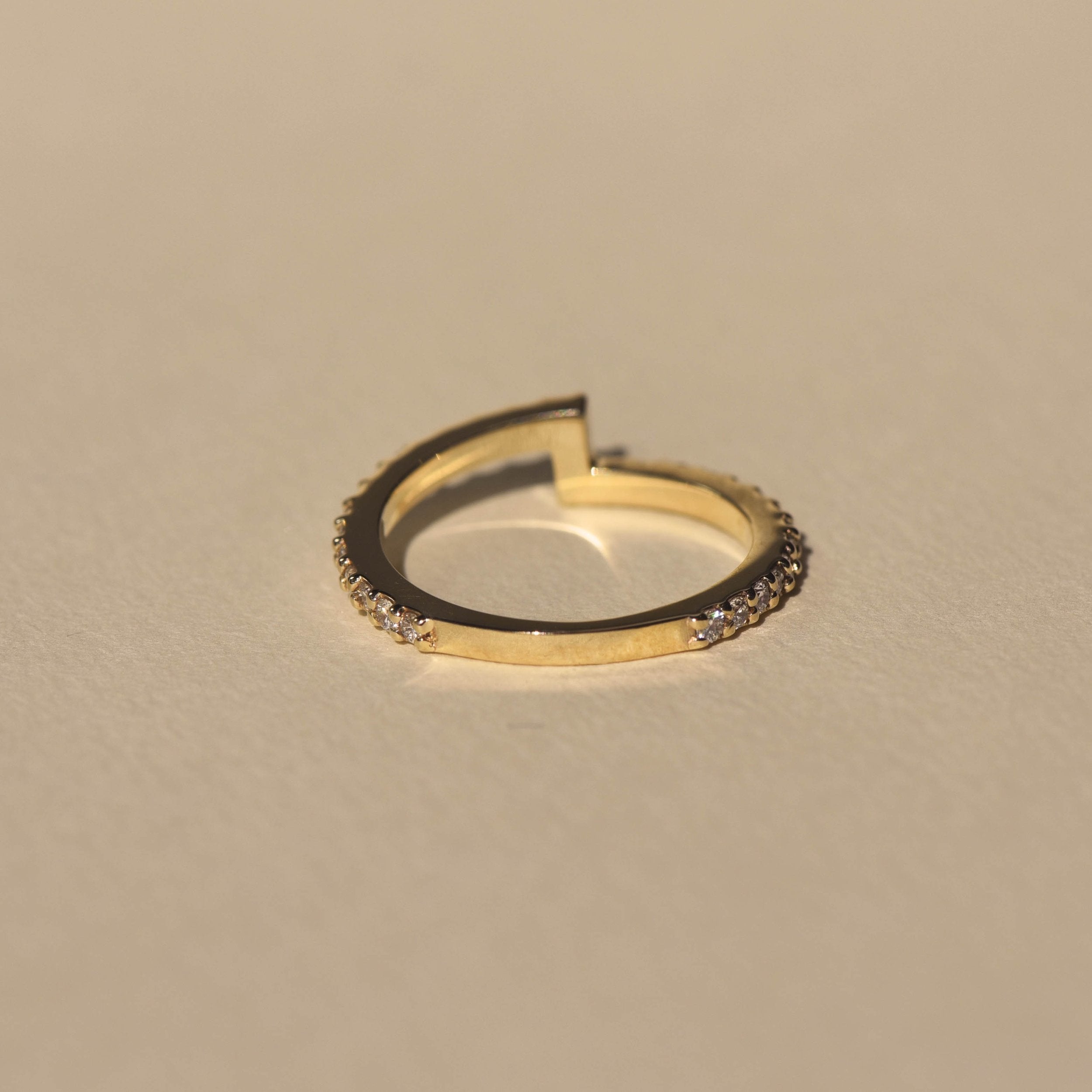 0.5 TCW Round Cut Delicate Lab Grown Wedding Band