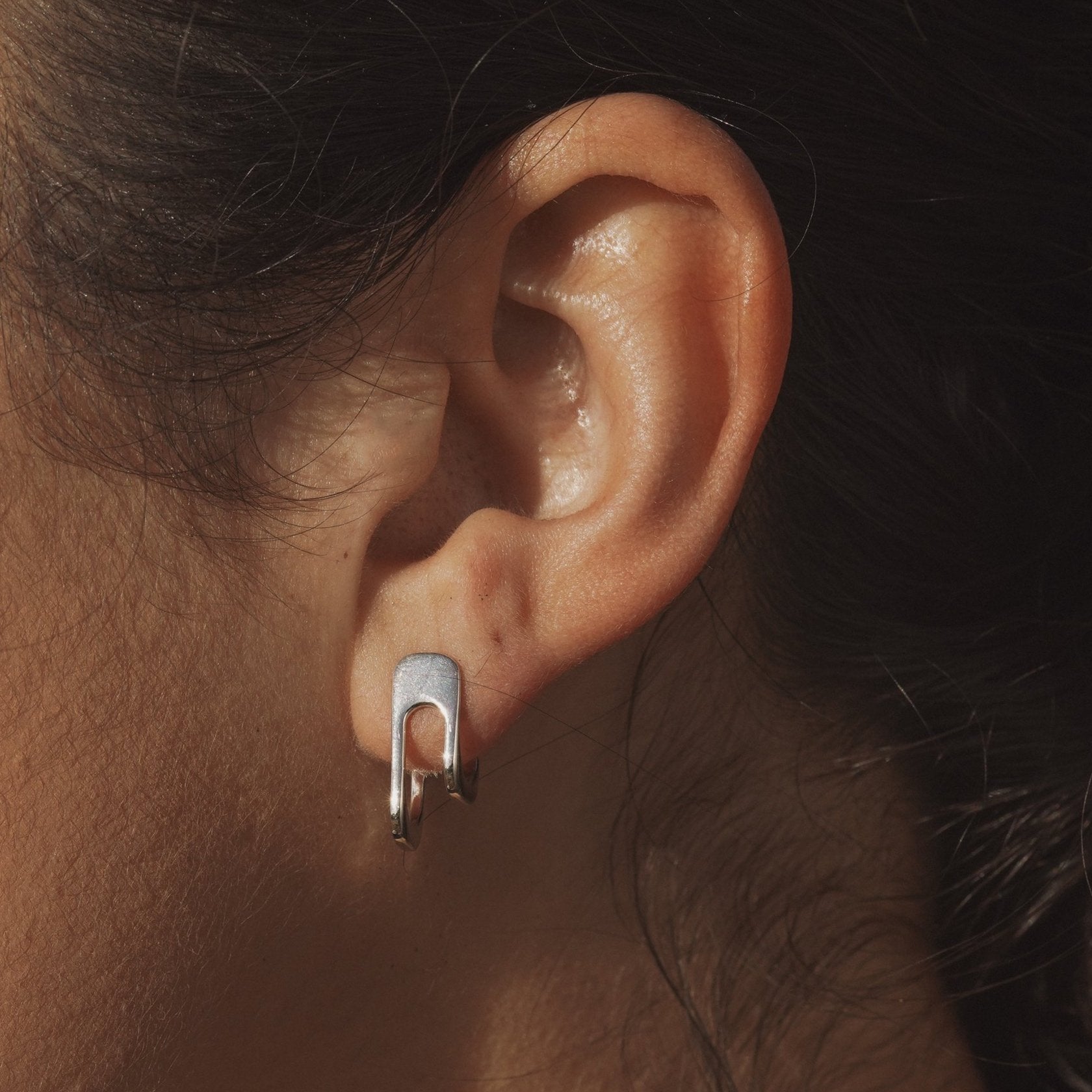 U Shape Party Wear Stud Earrings