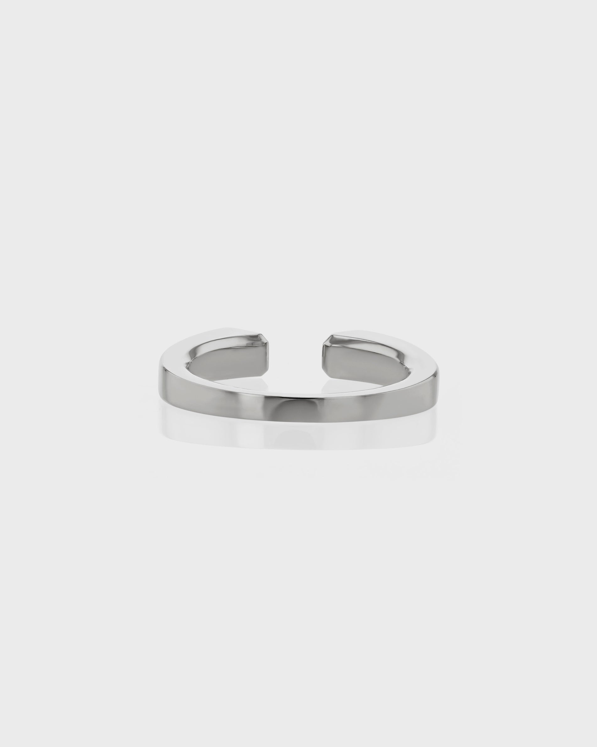 0.30 TCW Emerald EF-VVS Diamond Open Wedding Band