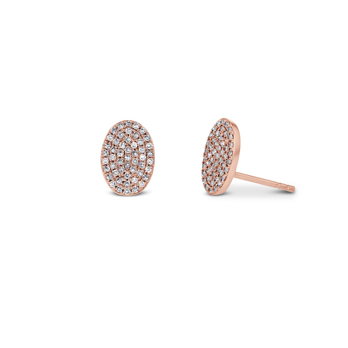 0.30 Round Moissanite Diamond Stud Earrings - Camila Brown