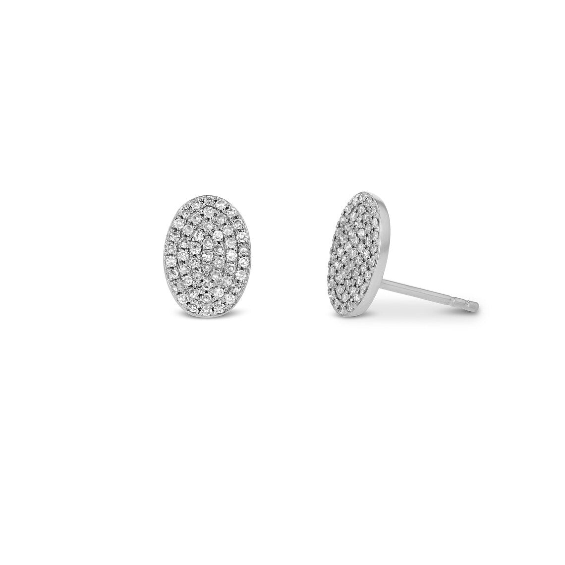 0.30 Round Moissanite Diamond Stud Earrings - Camila Brown