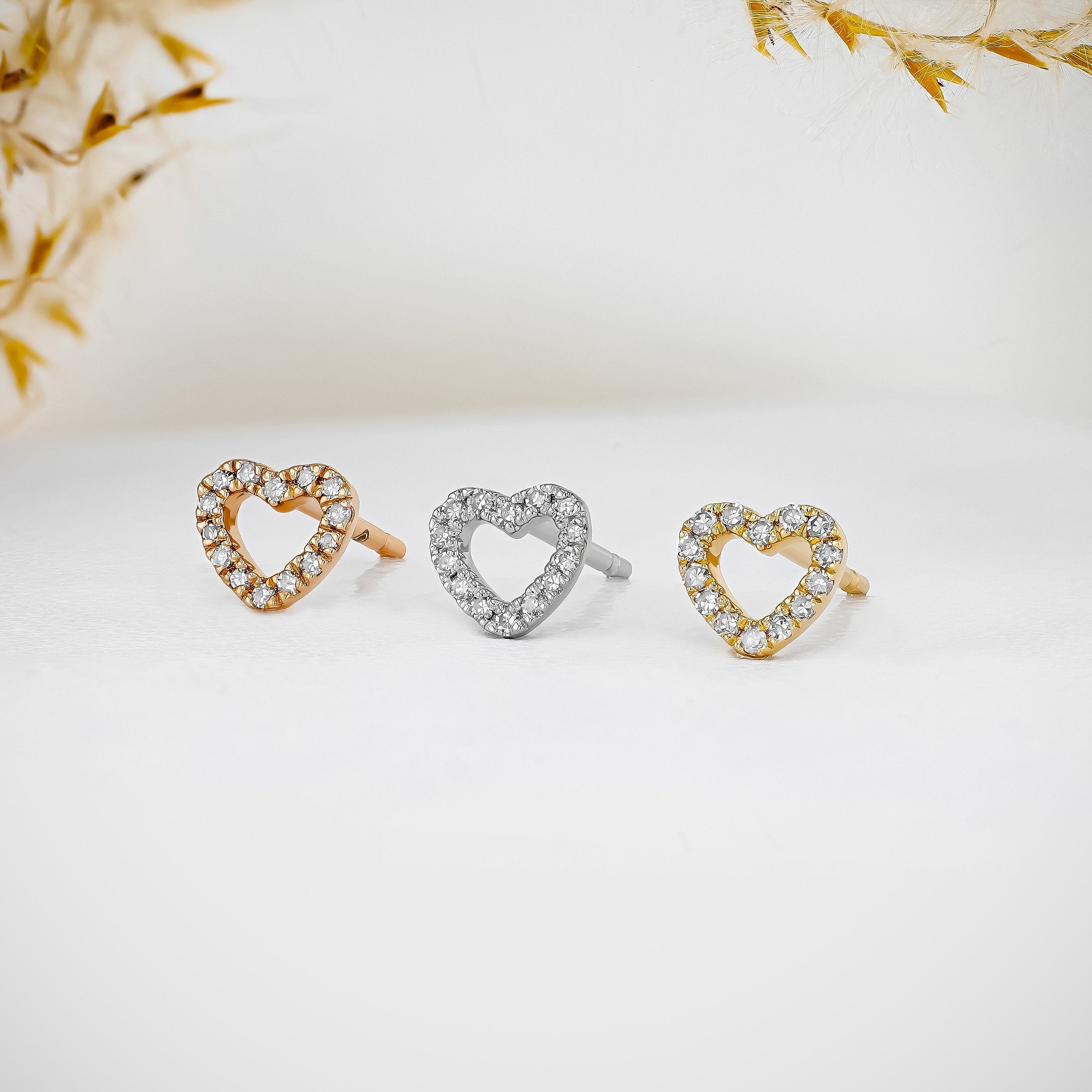 0.80 TCW Round Moissanite Diamond Stud Earrings - Camila Brown