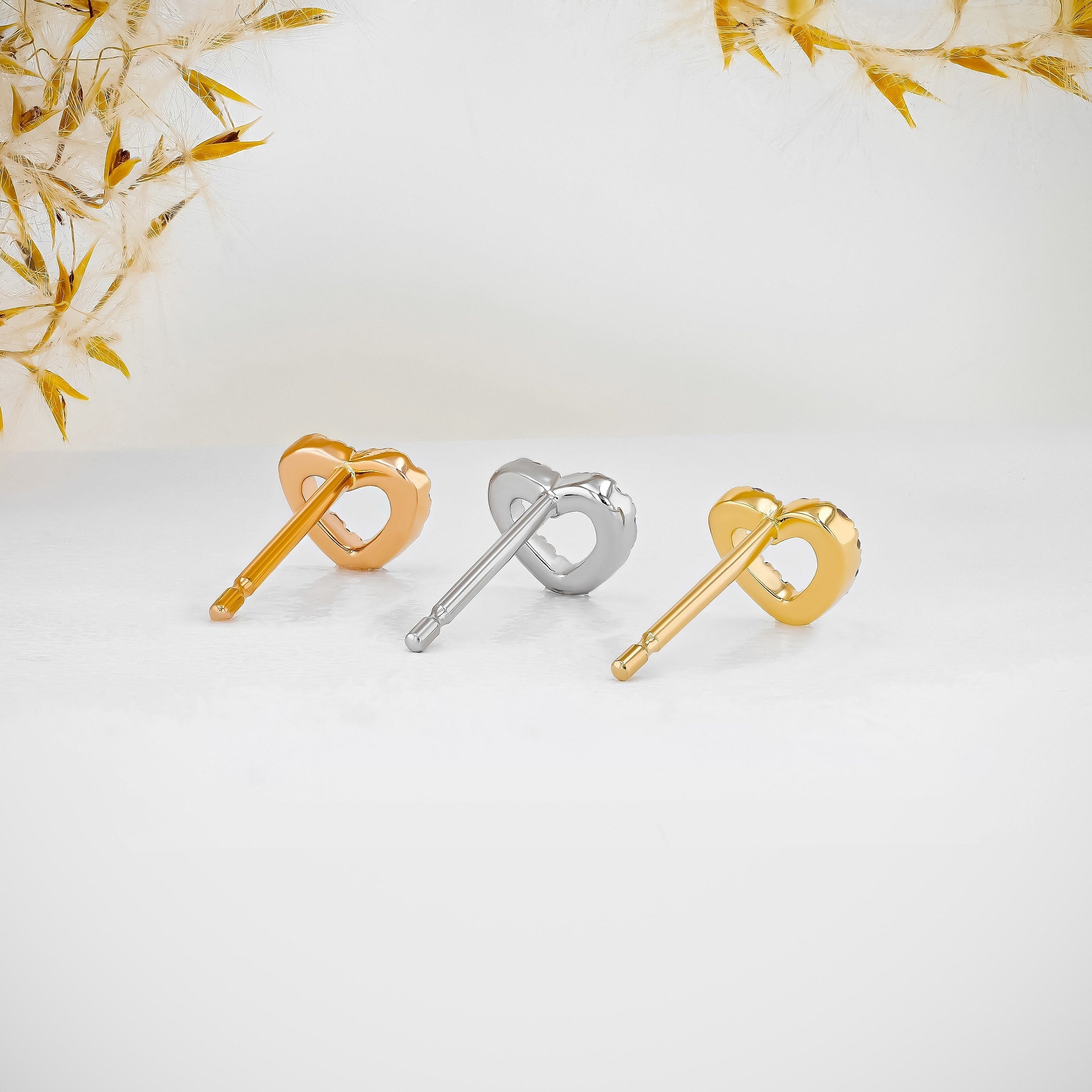 0.80 TCW Round Moissanite Diamond Stud Earrings - Camila Brown