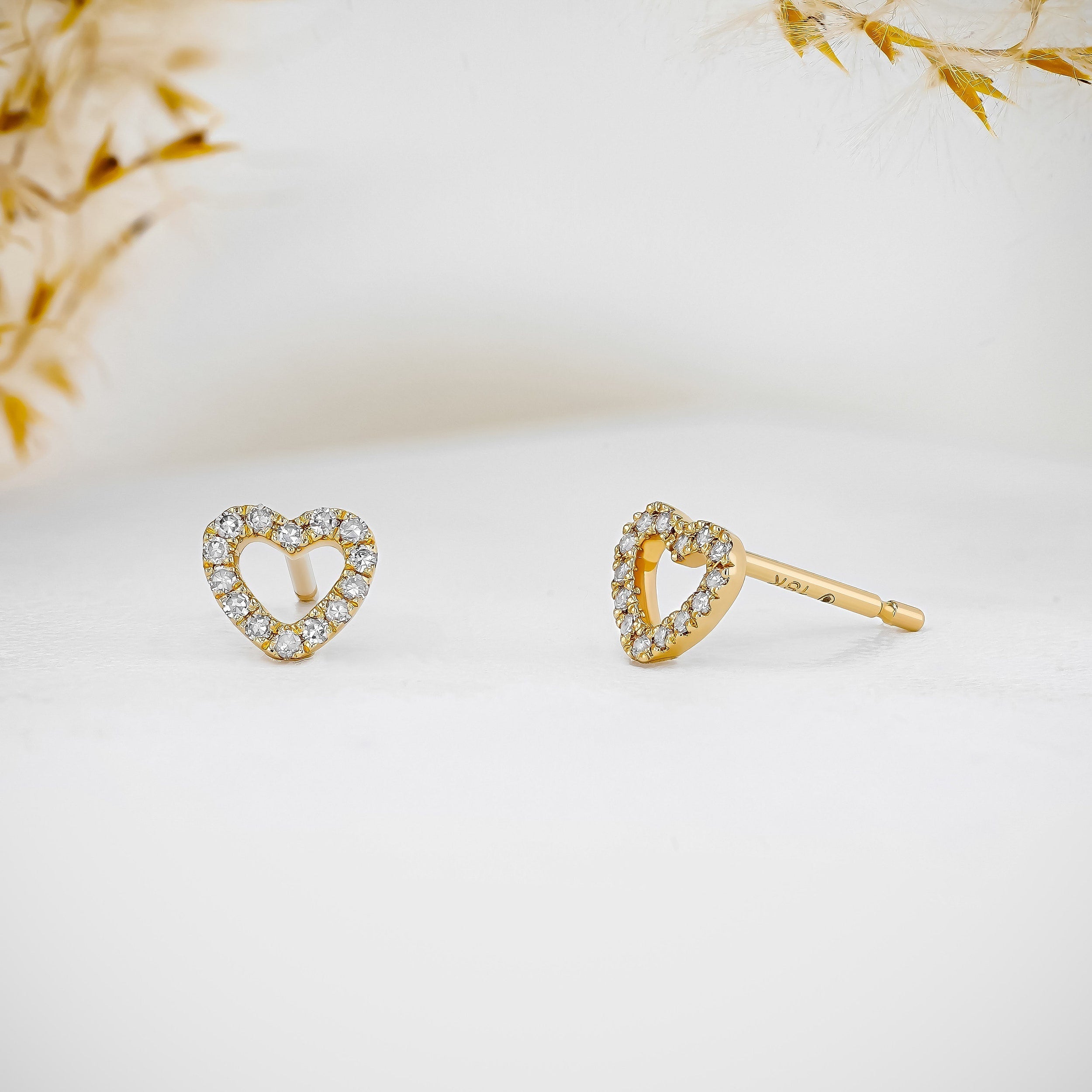 0.80 TCW Round Moissanite Diamond Stud Earrings - Camila Brown