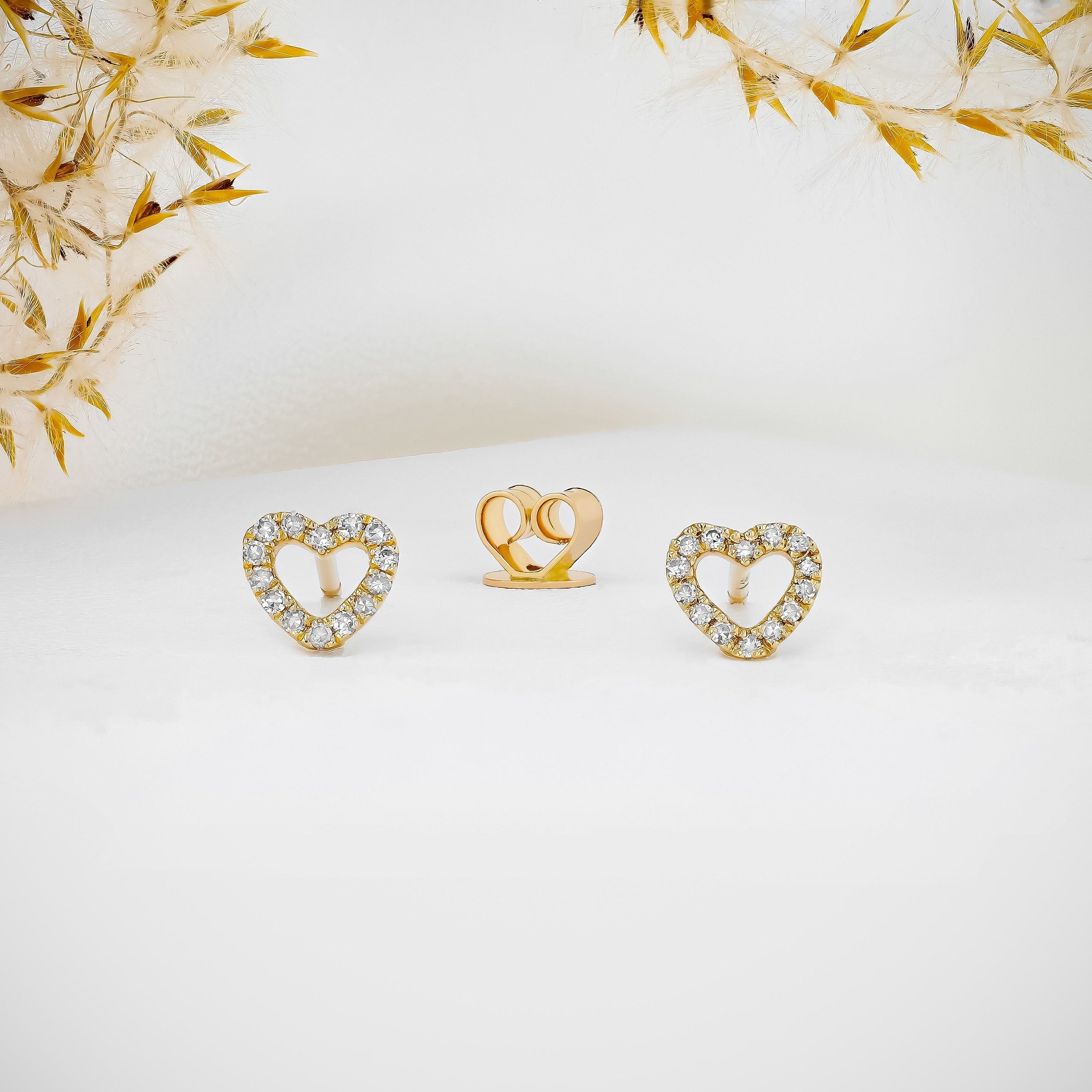 0.80 TCW Round Moissanite Diamond Stud Earrings - Camila Brown