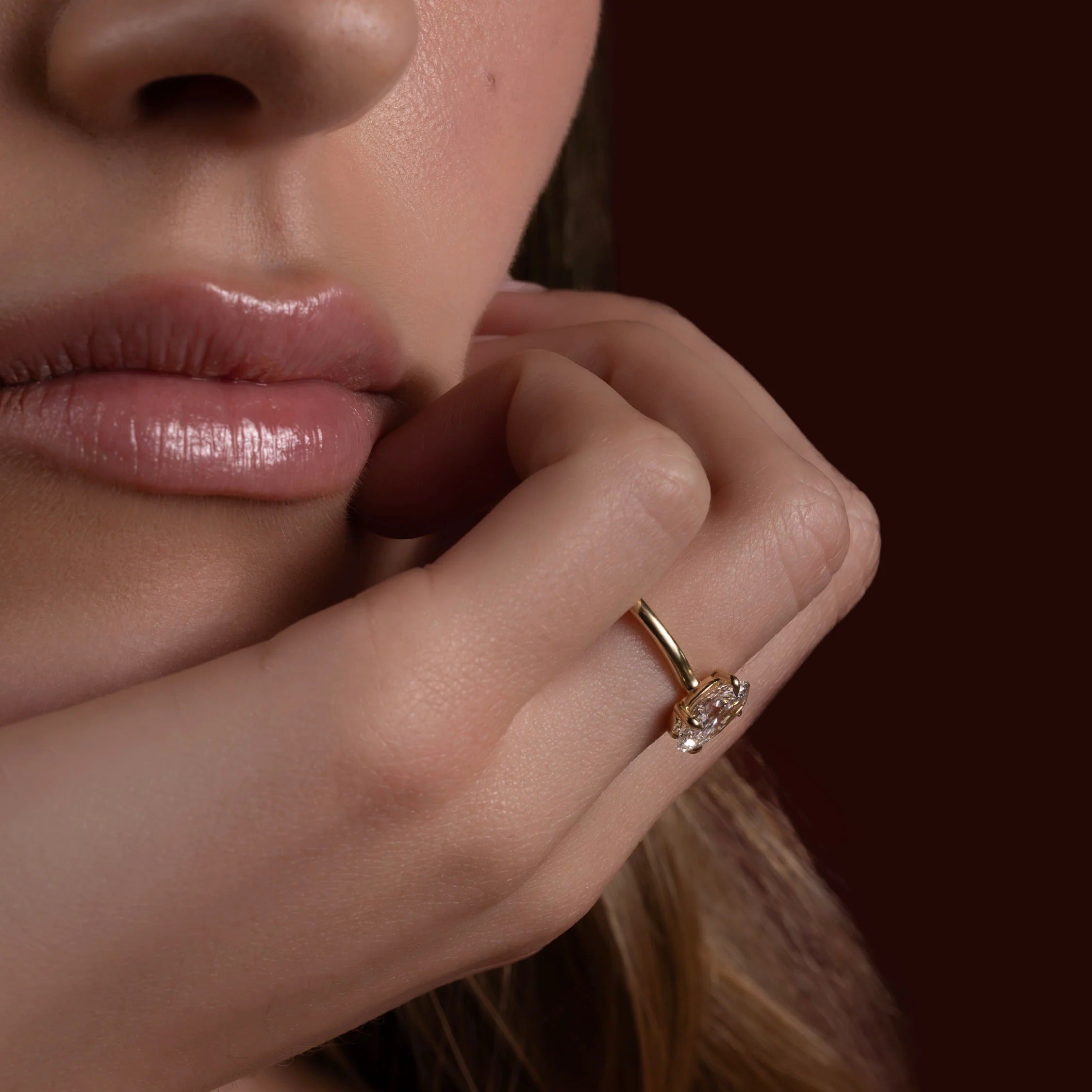 1.5 - 2.5 CT Oval Lab Grown Diamond Solitaire Engagement Ring