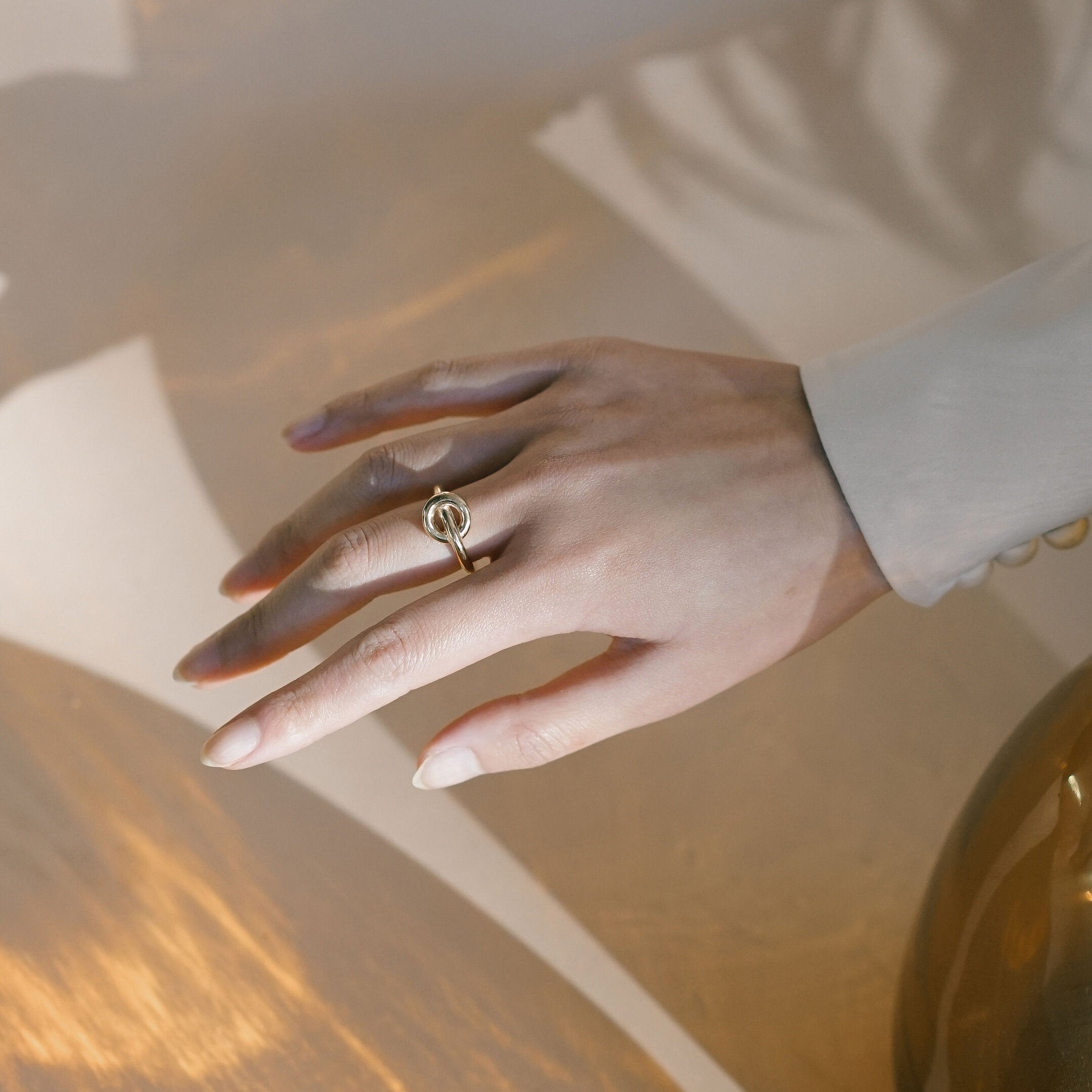 Twisted Round Style Solitaire Engagement Ring