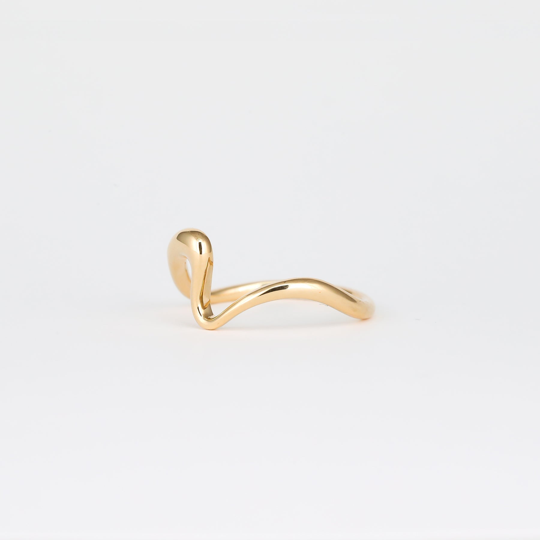 Plain Curved Unique Wedding Band