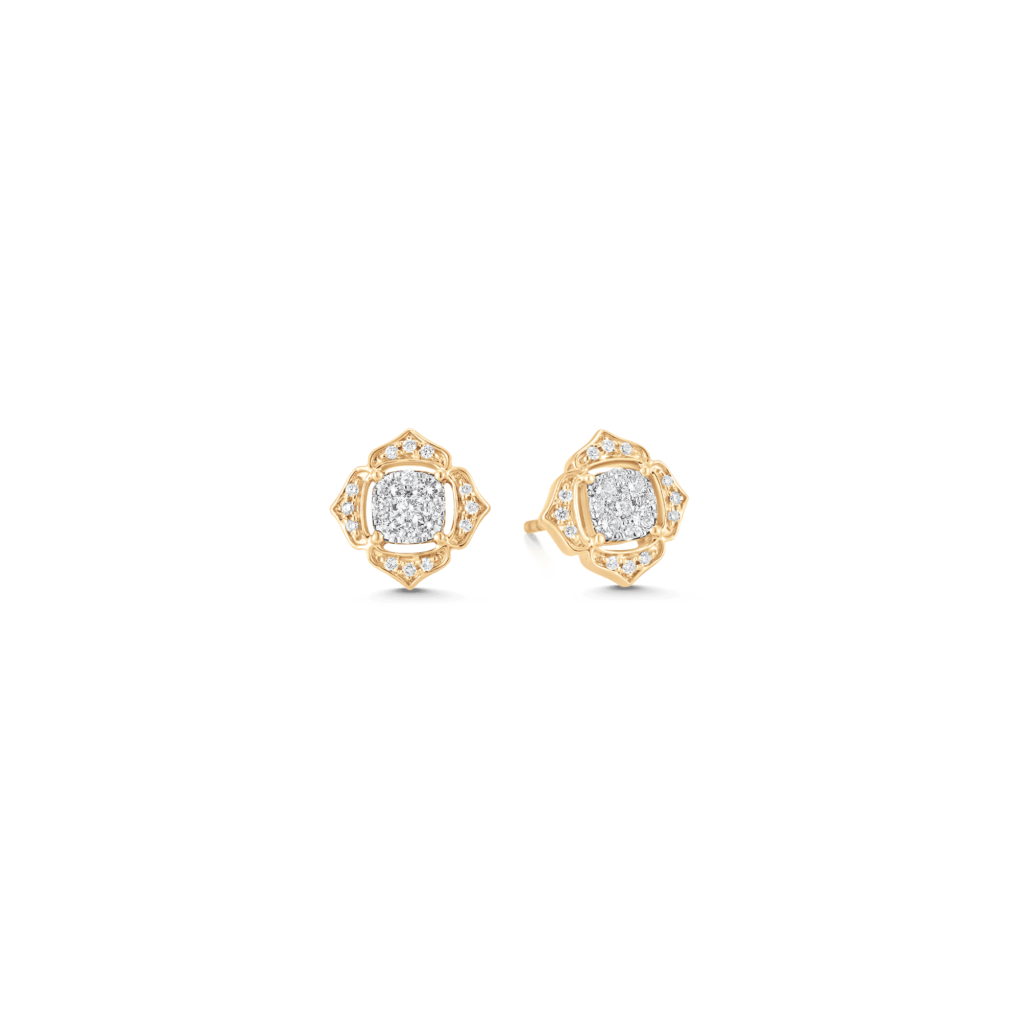 0.35 TCW Round Moissanite Diamond Stud Earrings - Camila Brown