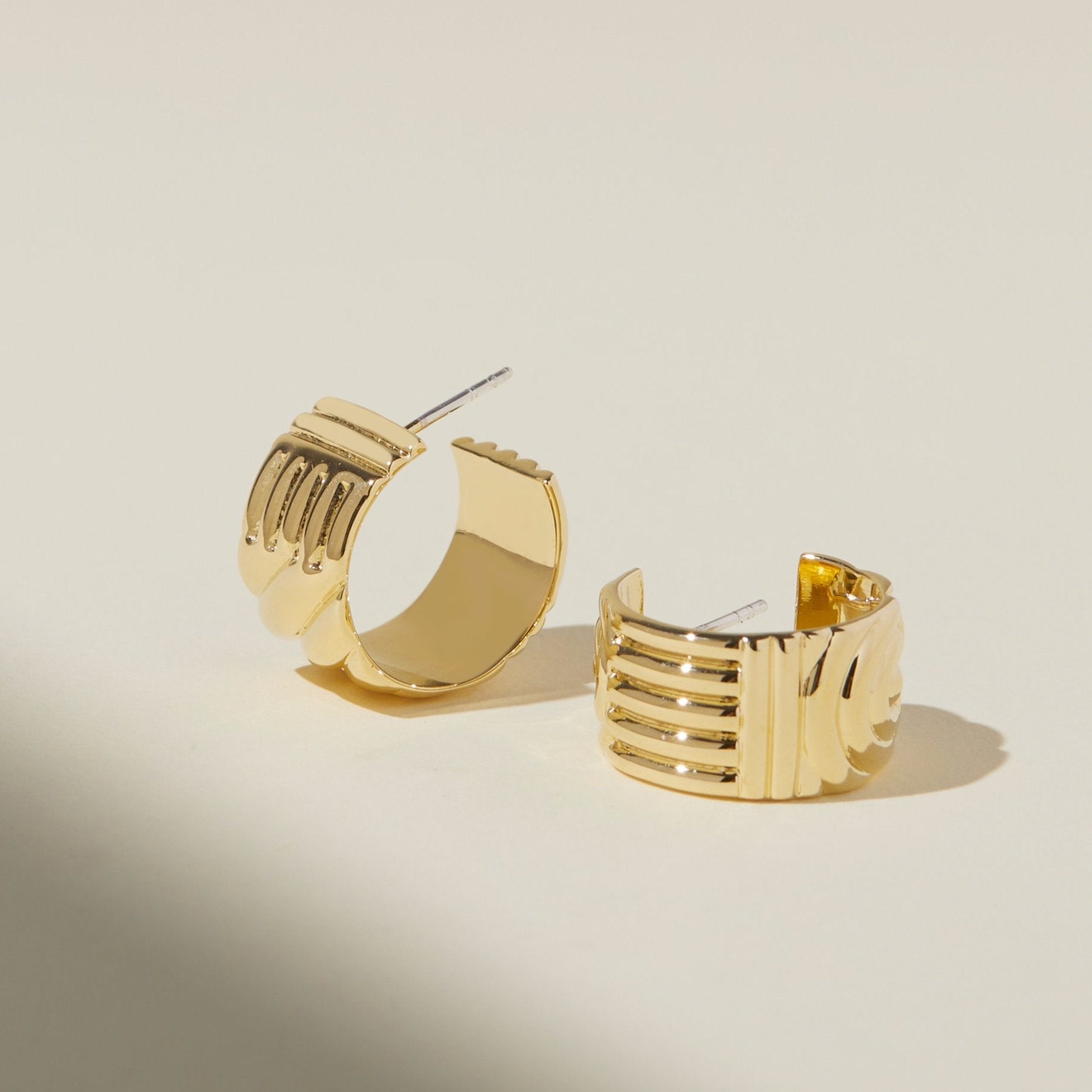 Plain Hoop Earrings