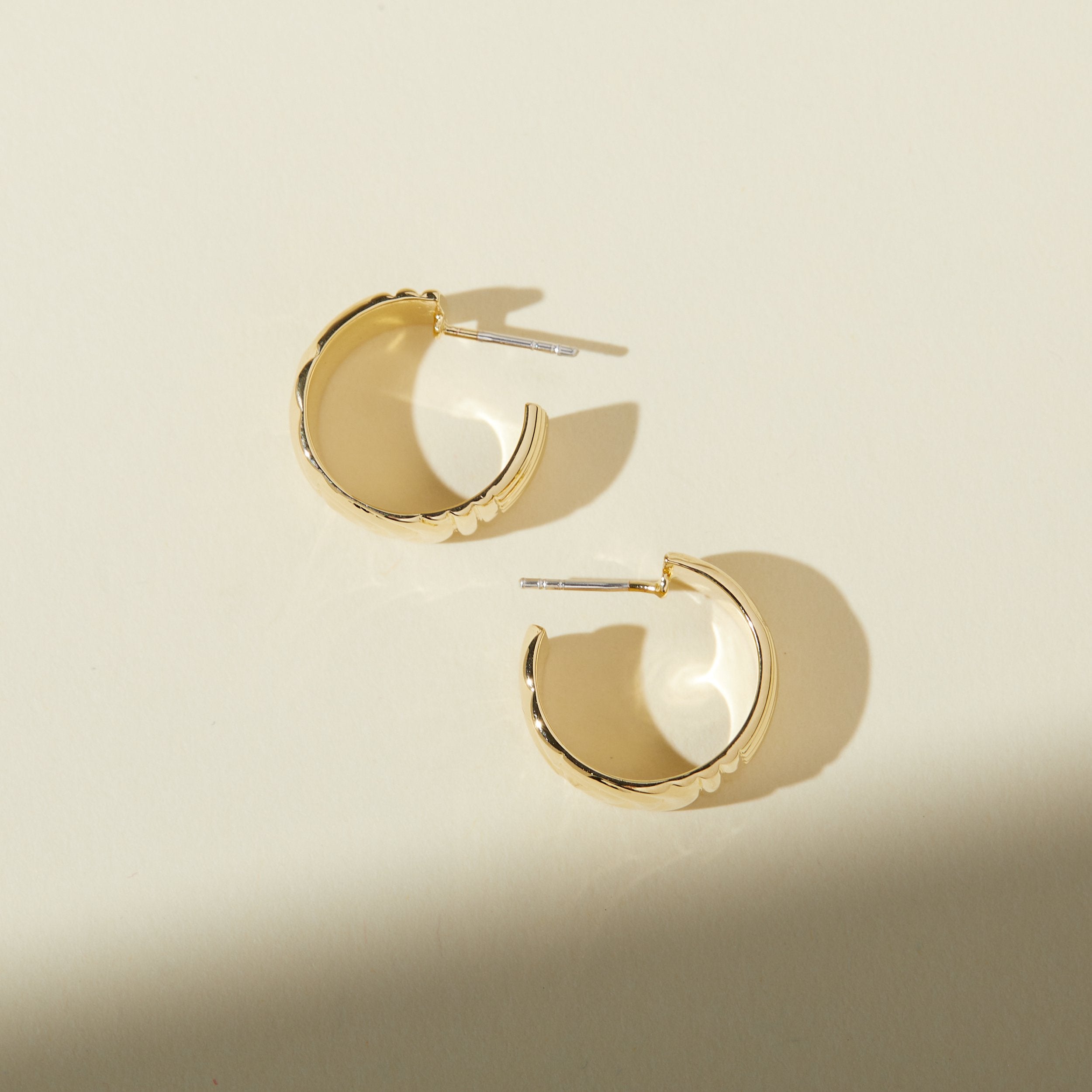 Plain Hoop Earrings