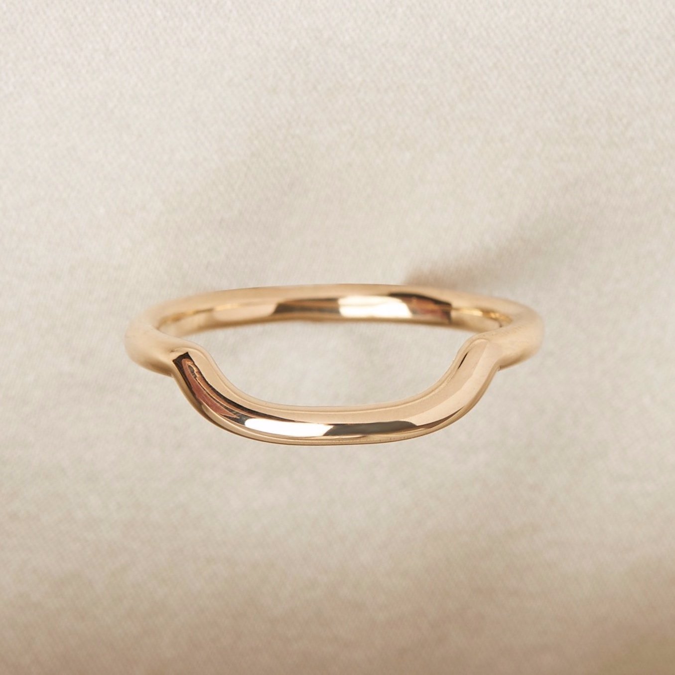 Square Plain Wedding Band