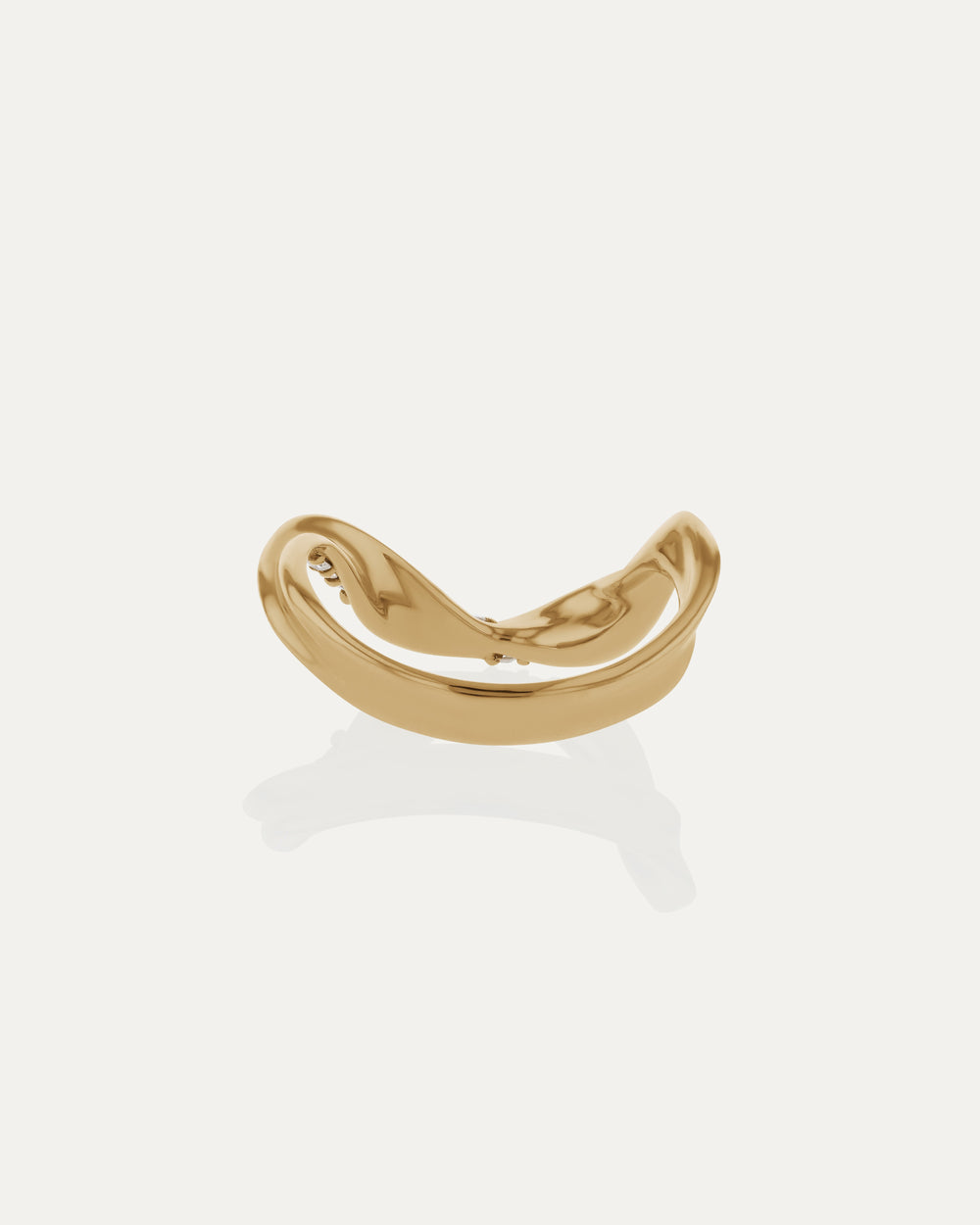 0.315 TCW Round Diamond Twisted Wedding Band