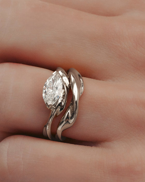 Plain Marine Wedding Band