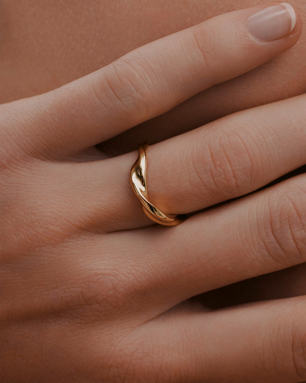 Plain Marine Wedding Band