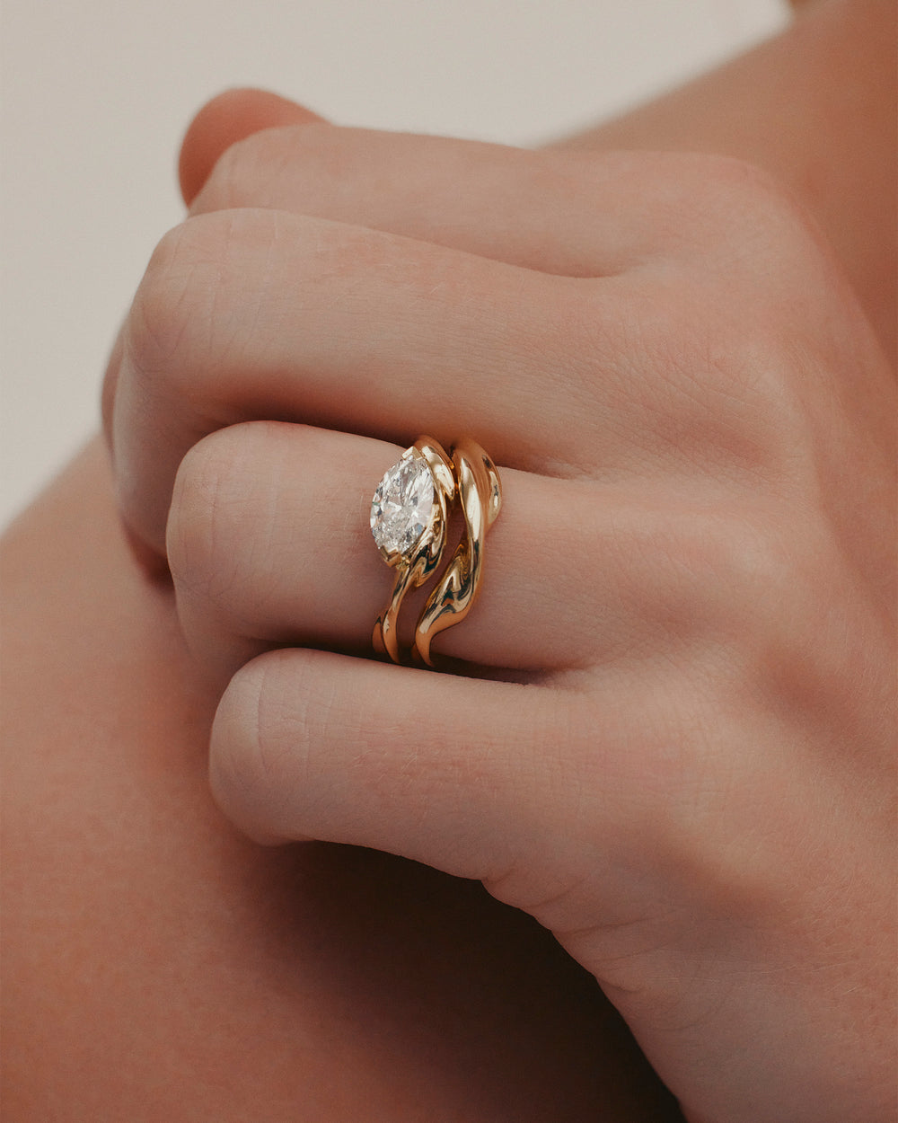 Plain Marine Wedding Band