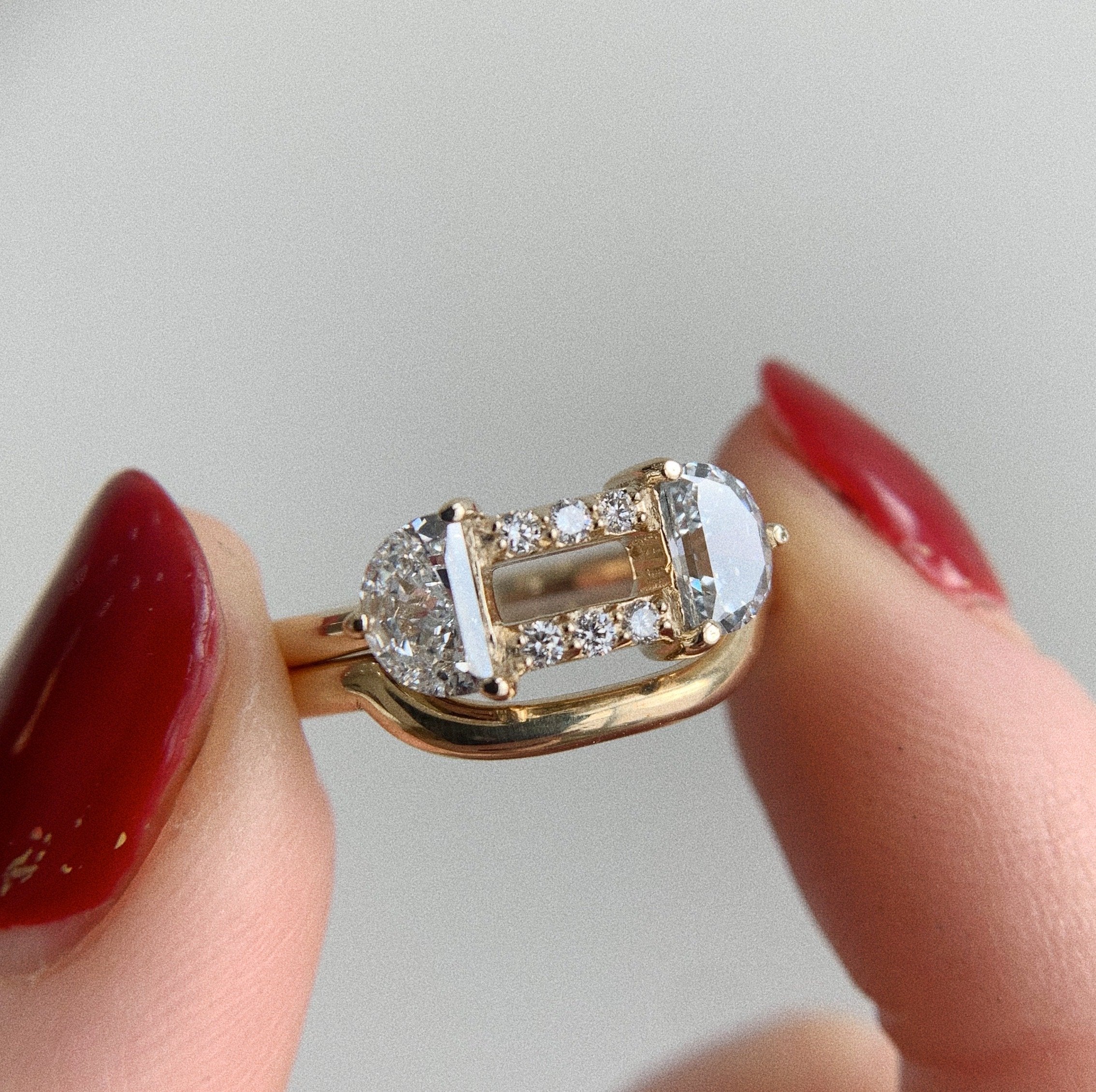 Square Plain Wedding Band