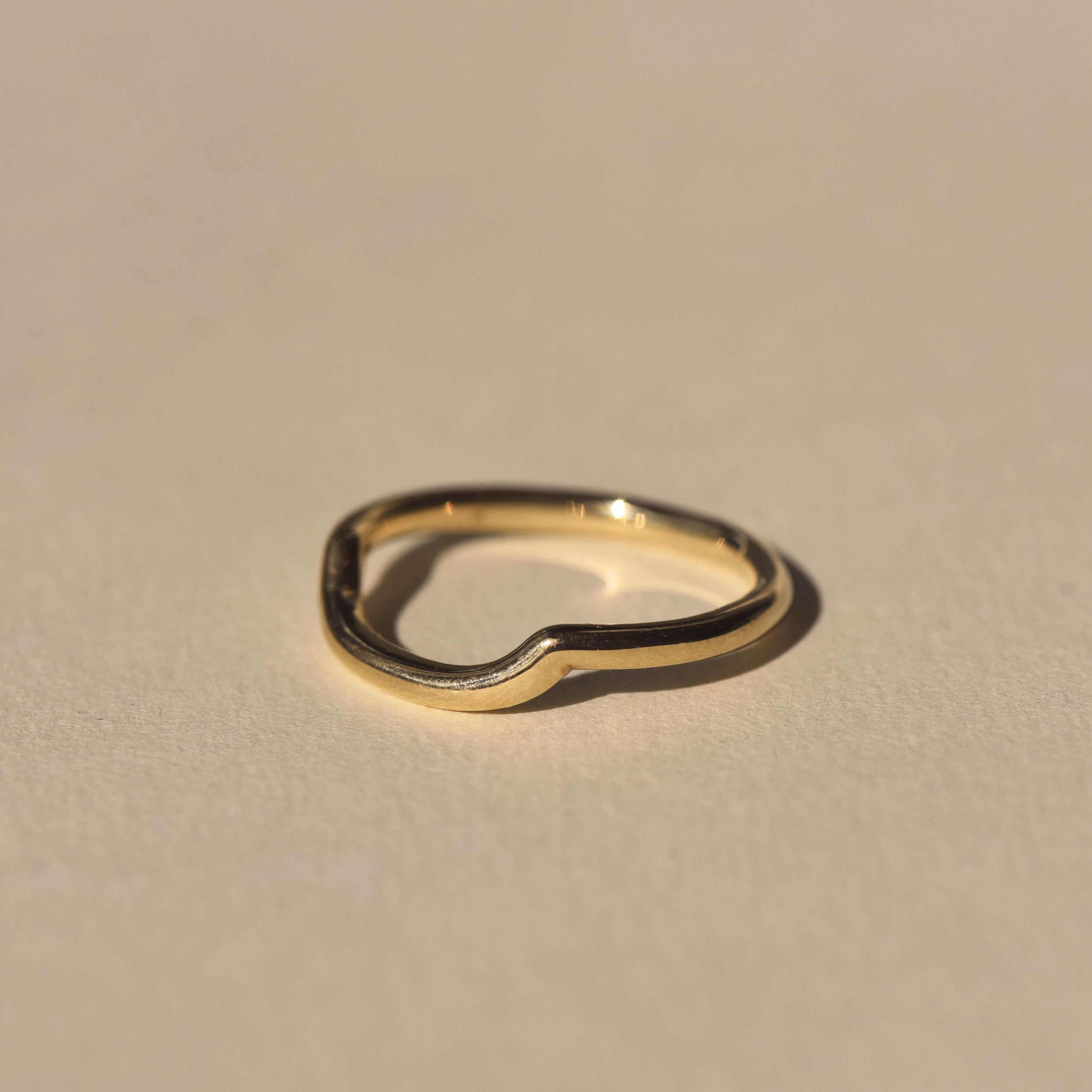 Square Plain Wedding Band