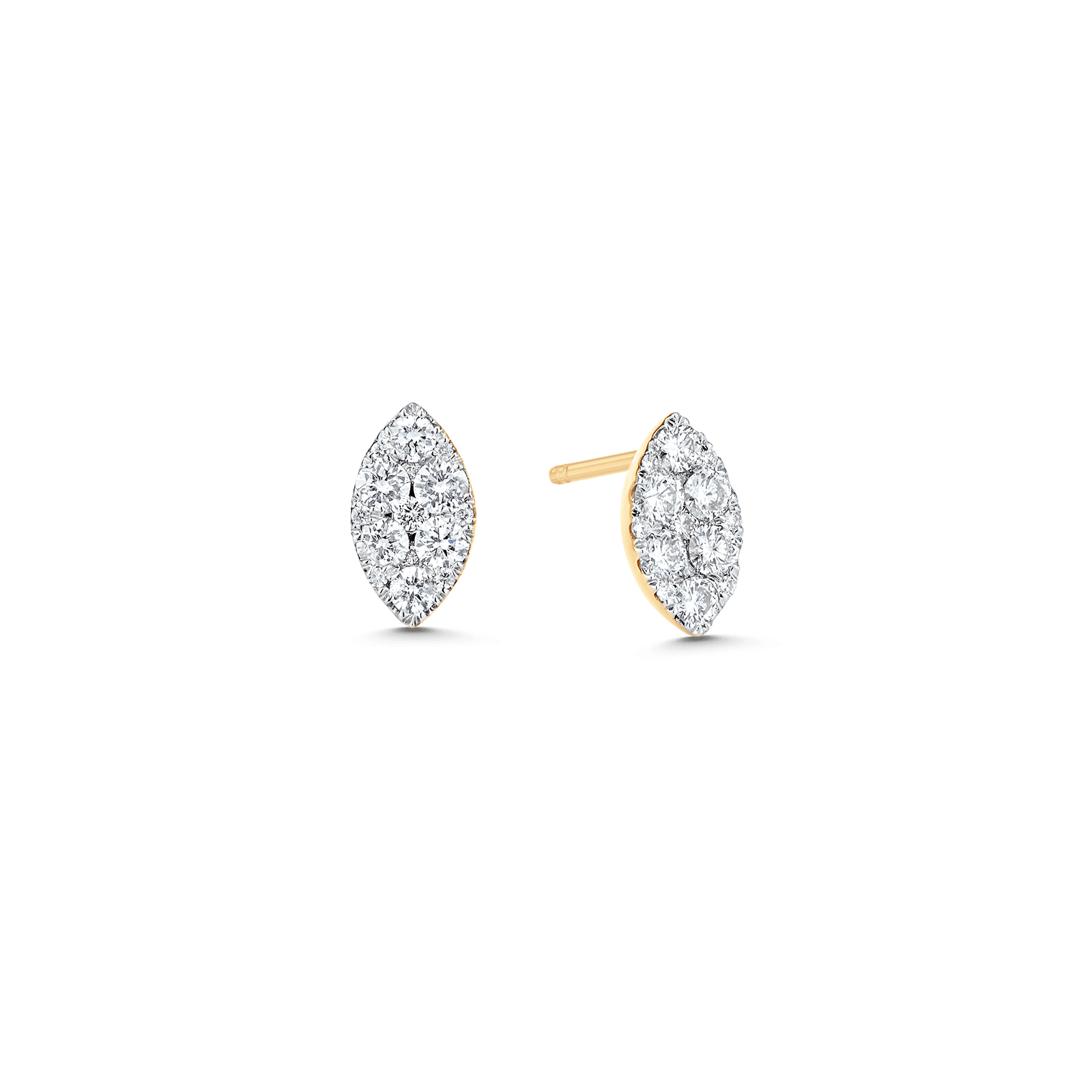 0.55 TCW Round Moissanite Diamond Stud Earrings - Camila Brown