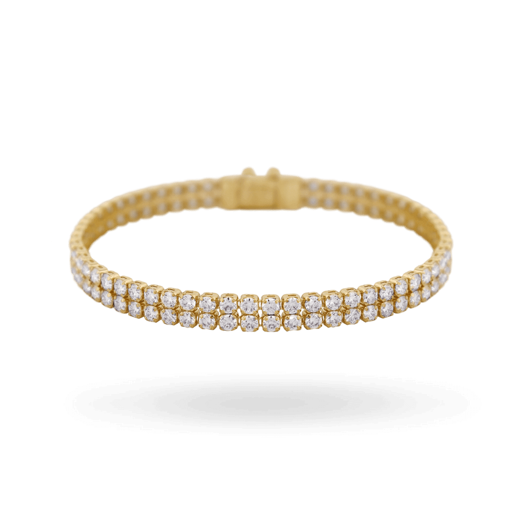 Round Lab Grown Diamond Tennis bracelets