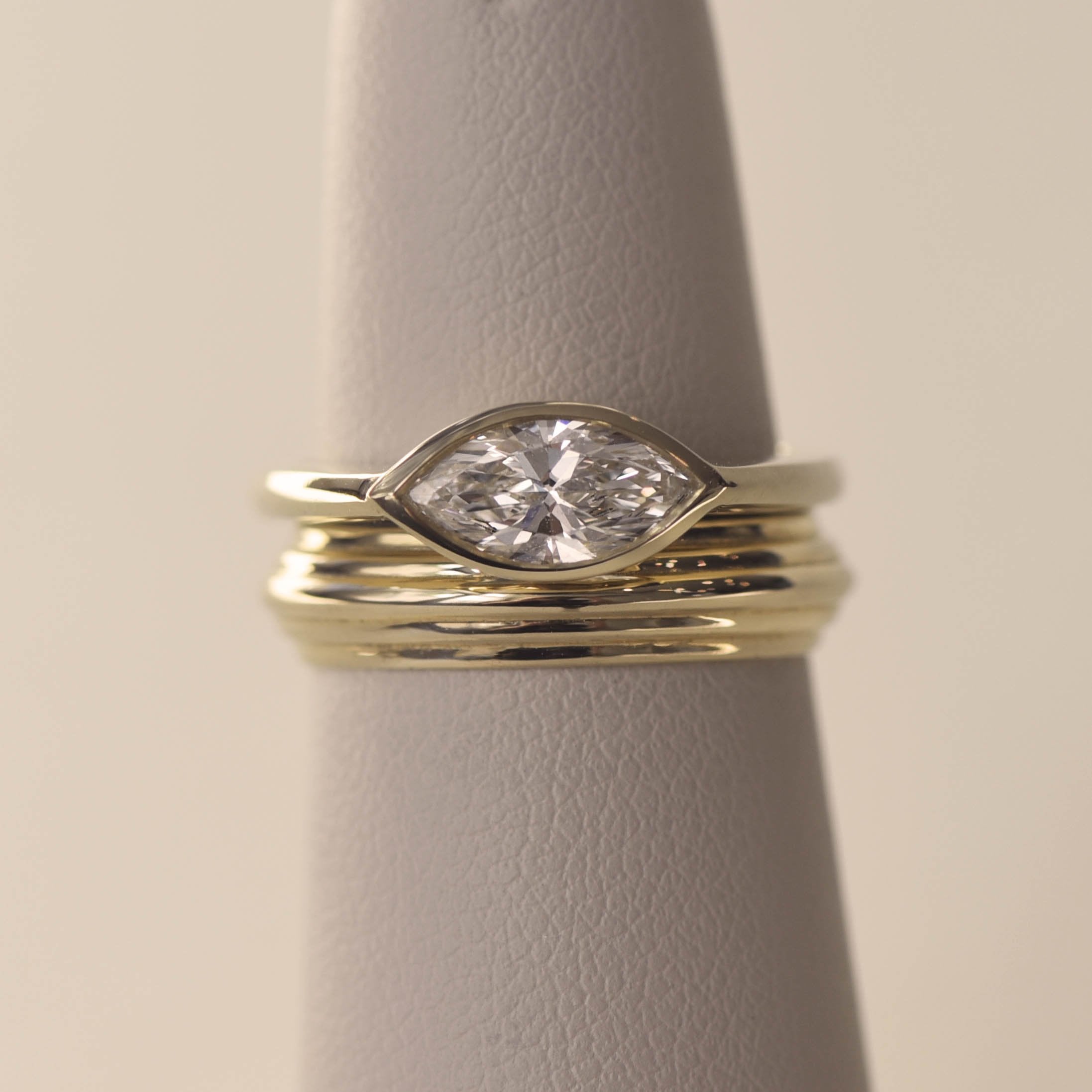 Wide Plain Wedding Band
