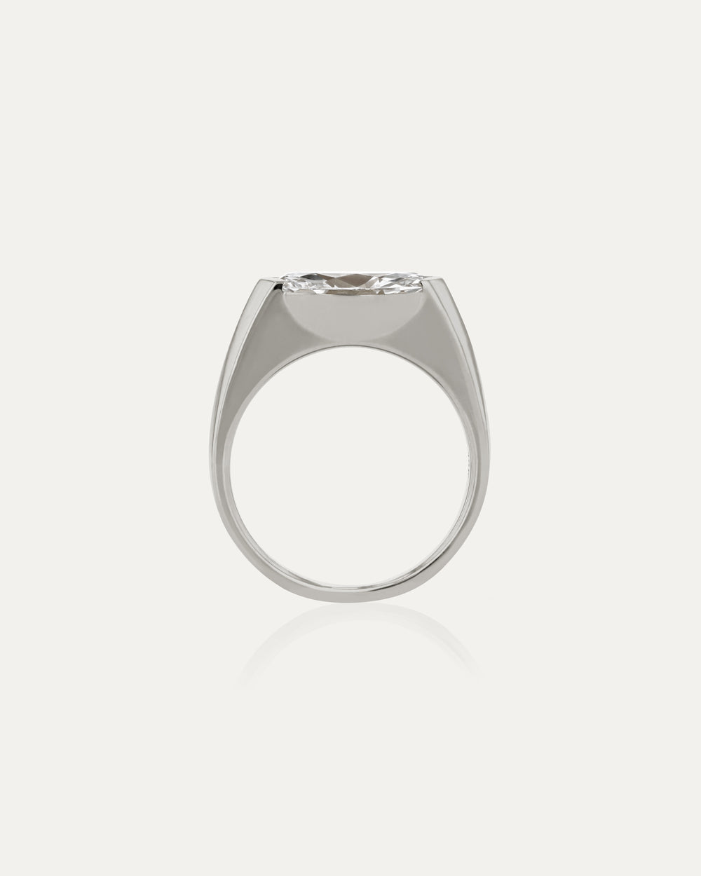 1.0 CT Marquise CVD Diamond Unique Style Engagement Ring