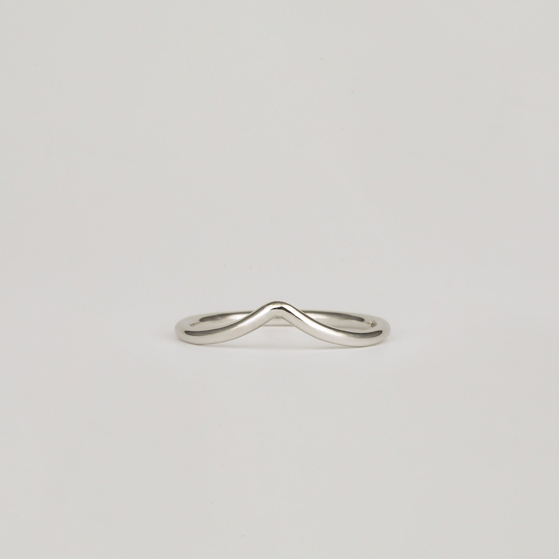 Plain Curved Wedding Band