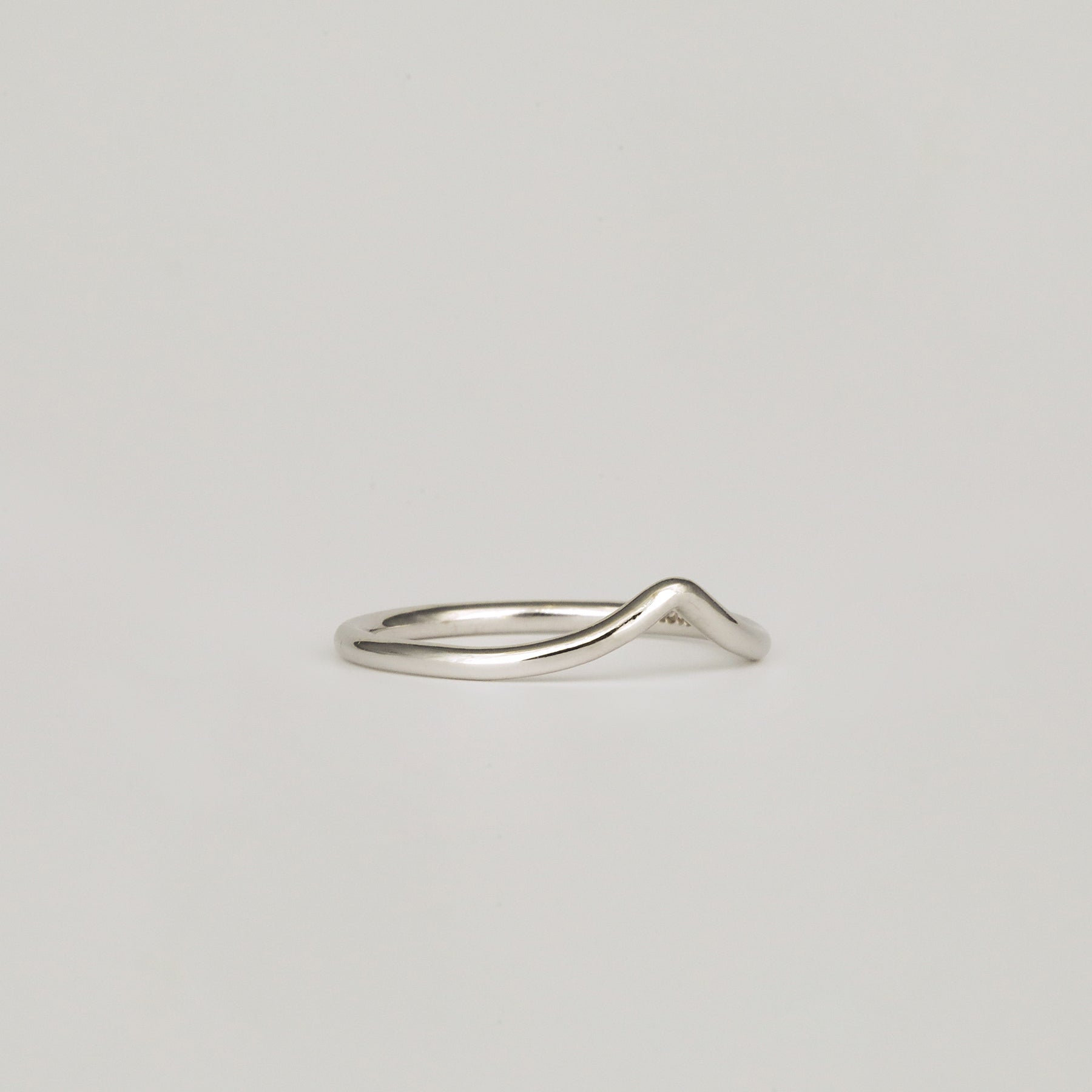 Plain Curved Wedding Band