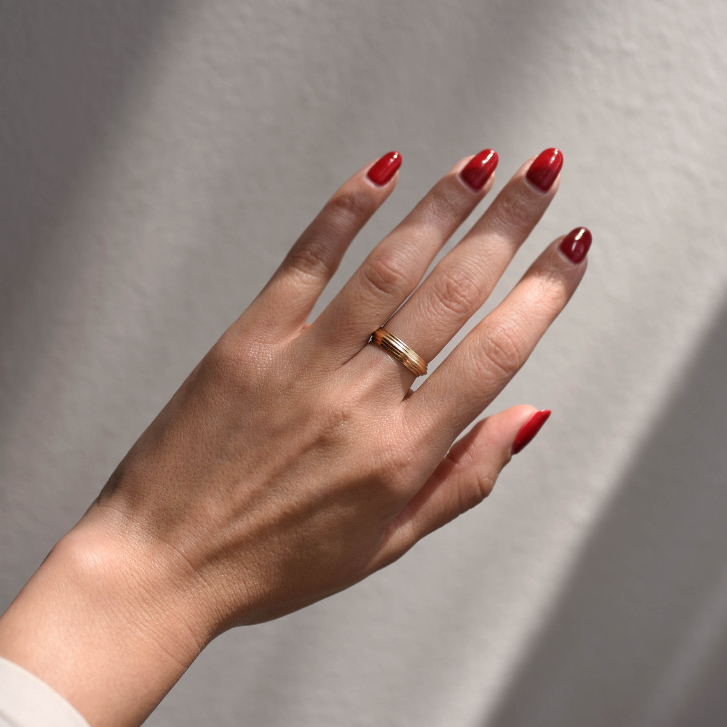 Wide Plain Wedding Band