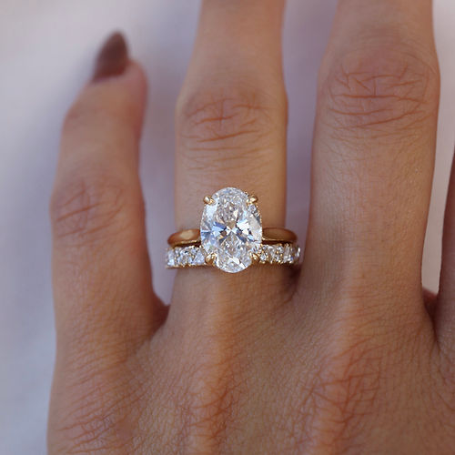 0.88 TCW Round & Trillion CVD Diamond Multi Stone Wedding Band - Camila Brown