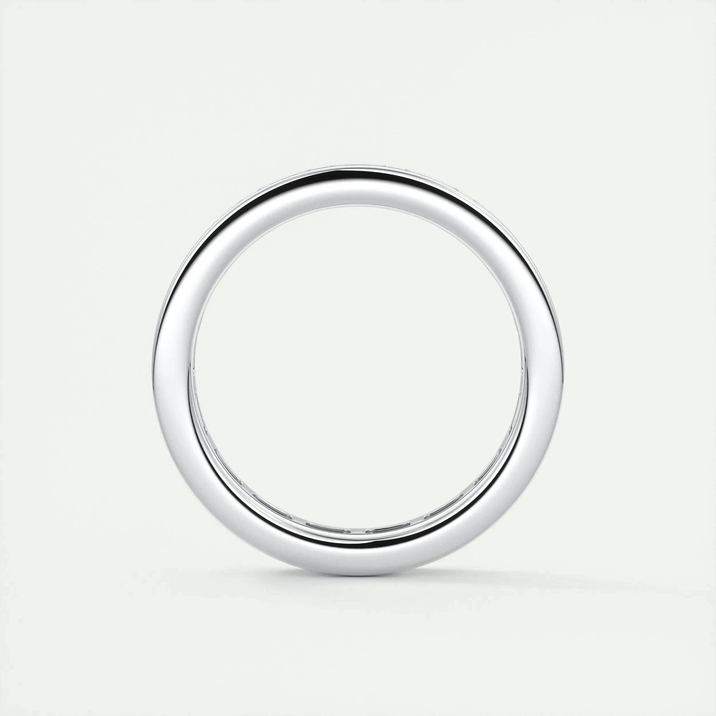 1.87 TCW Baguette CVD Diamond Chhanle Setting Wedding Band - Camila Brown