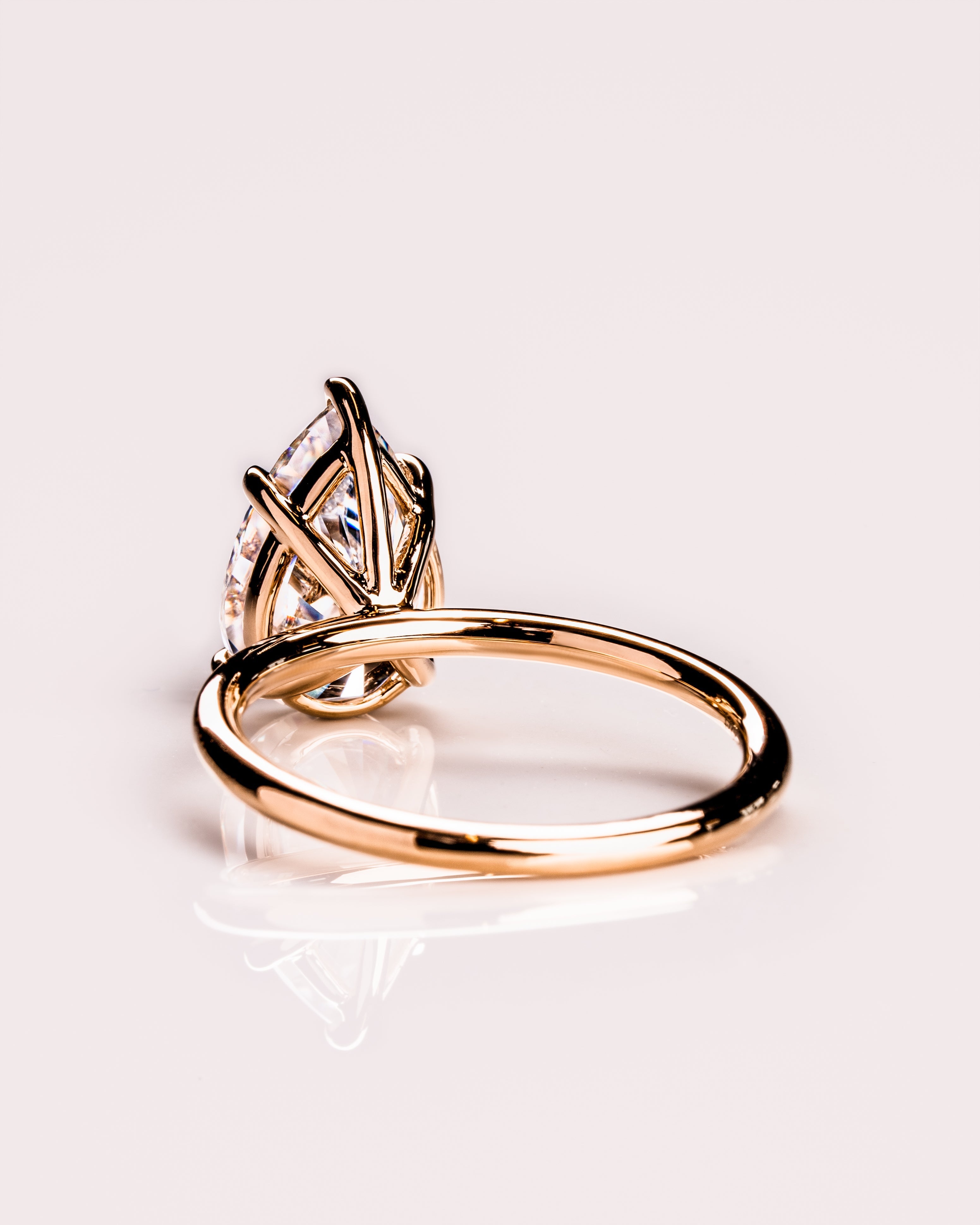 1.09-3.09 CT Pear F/VS1 CVD Diamond Solitaire Engagement Ring - Camila Brown