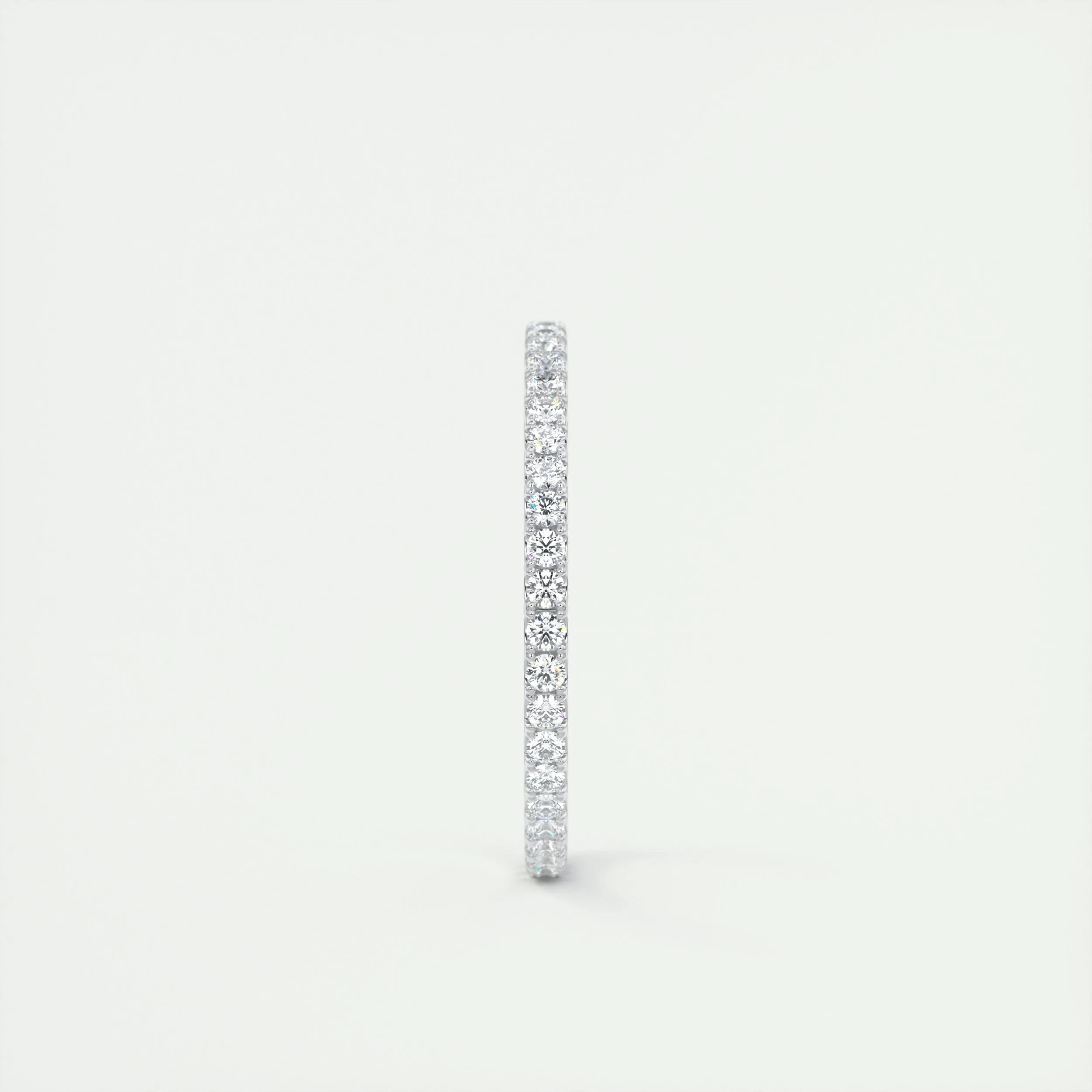 0.36 TCW Round CVD Diamond Full Eternity Wedding Band - Camila Brown