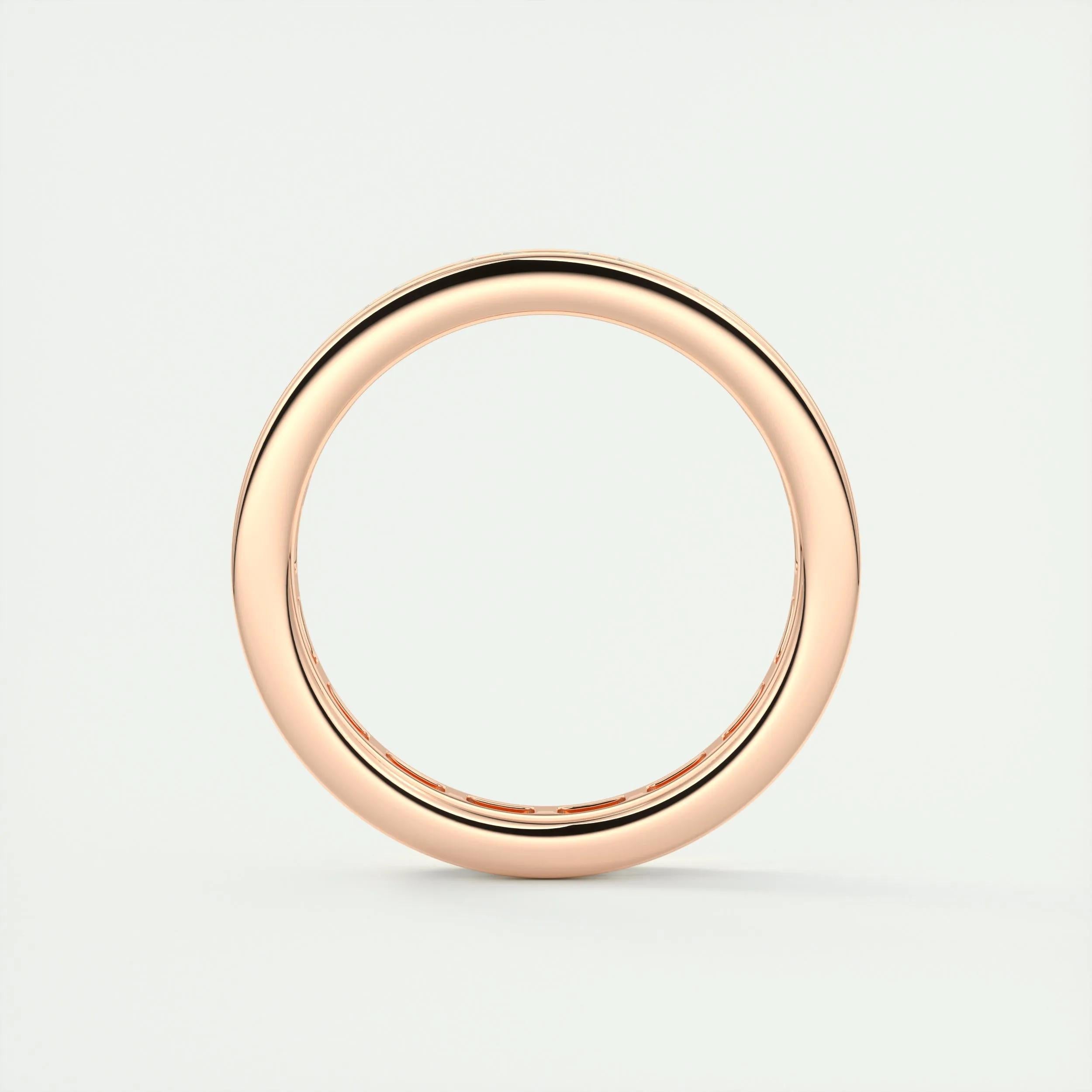 1.87 TCW Baguette CVD Diamond Chhanle Setting Wedding Band - Camila Brown