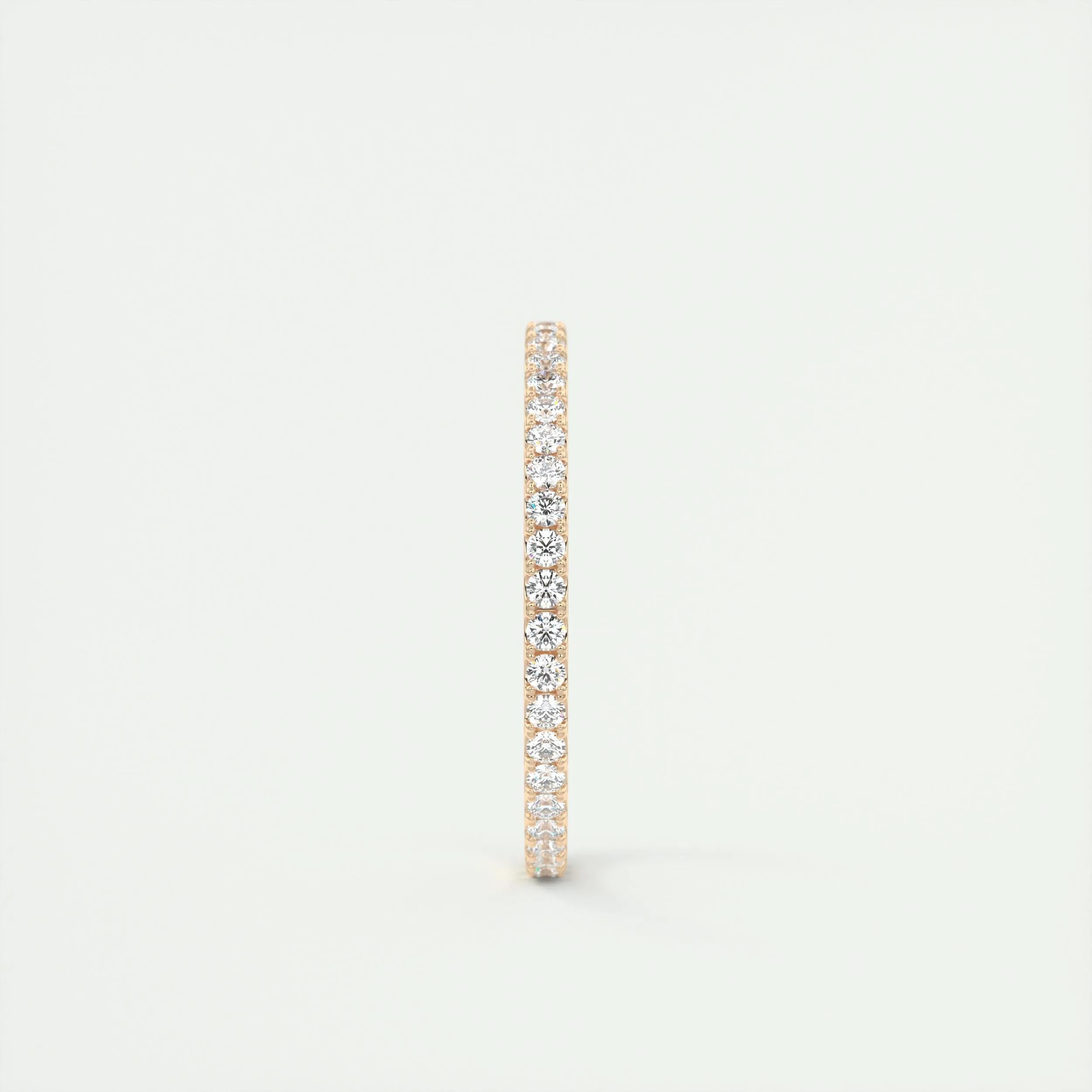 0.36 TCW Round CVD Diamond Full Eternity Wedding Band - Camila Brown