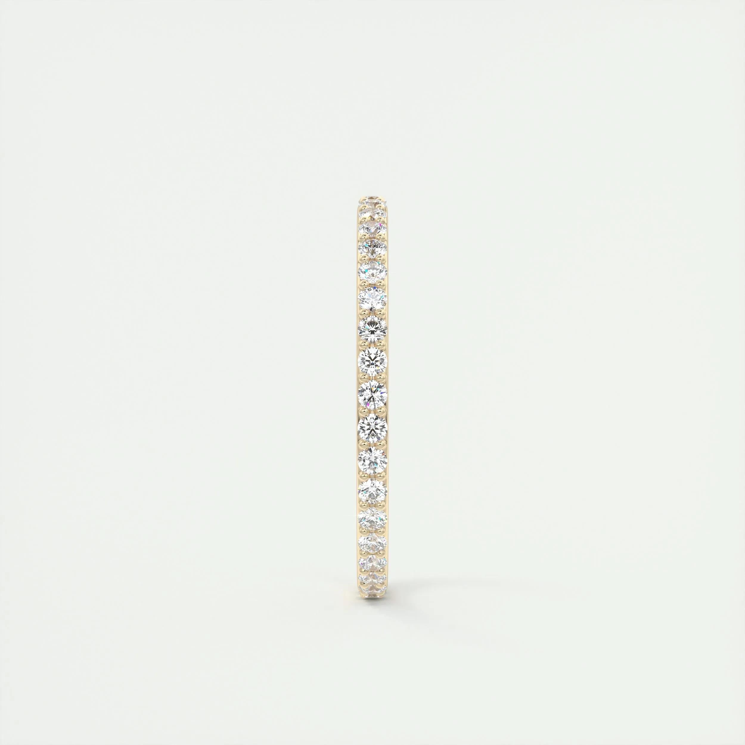 0.37 TCW Round CVD Diamond Full Eternity Wedding Band - Camila Brown