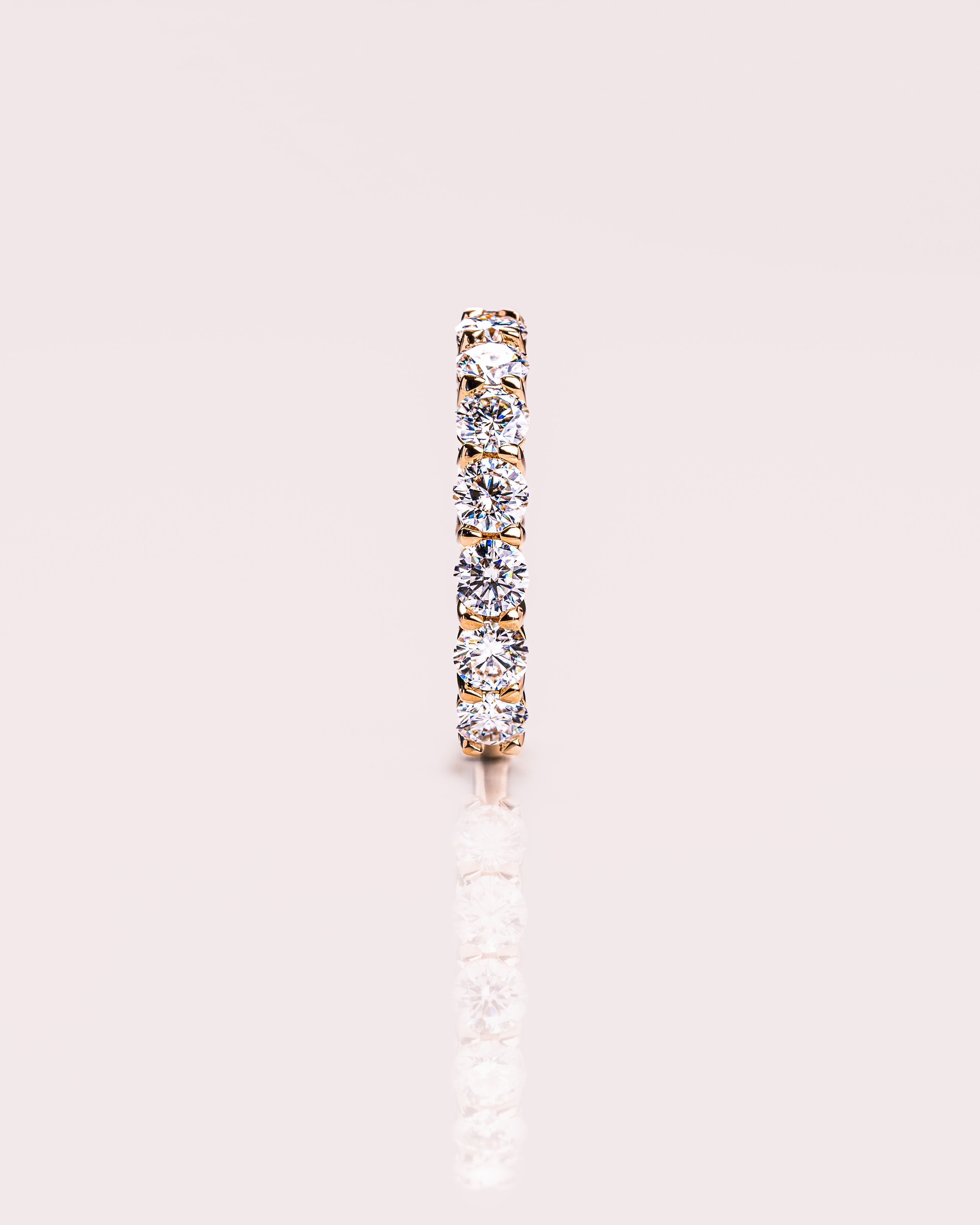 2.40 TCW Round CVD Diamond Half Eternity Wedding Band - Camila Brown