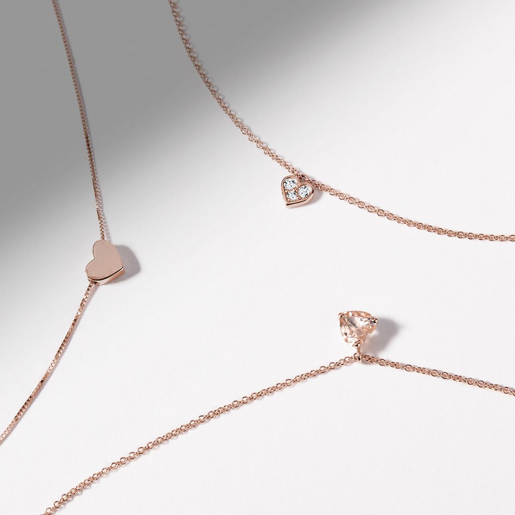 0.60 TCW Round Moissanite Diamond Heart Shaped Pendent Necklace - Camila Brown