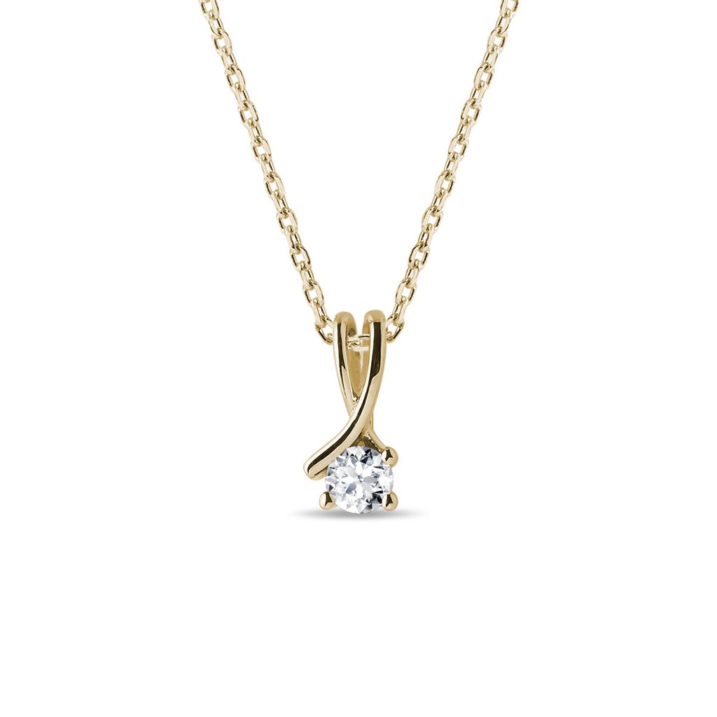 0.50 CT Round Moissanite Diamond Solitaire Pendent Necklace - Camila Brown