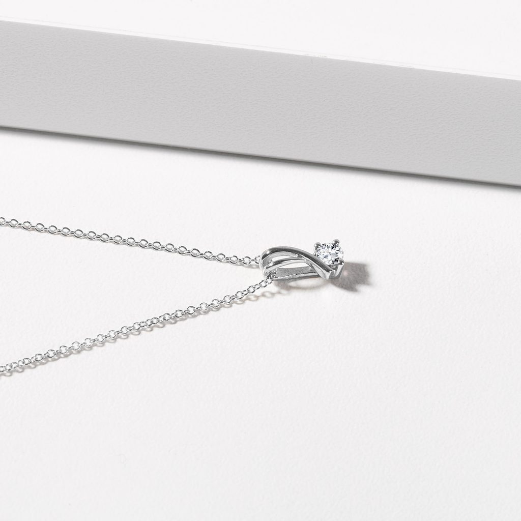 0.50 CT Round Moissanite Diamond Solitaire Pendent Necklace - Camila Brown