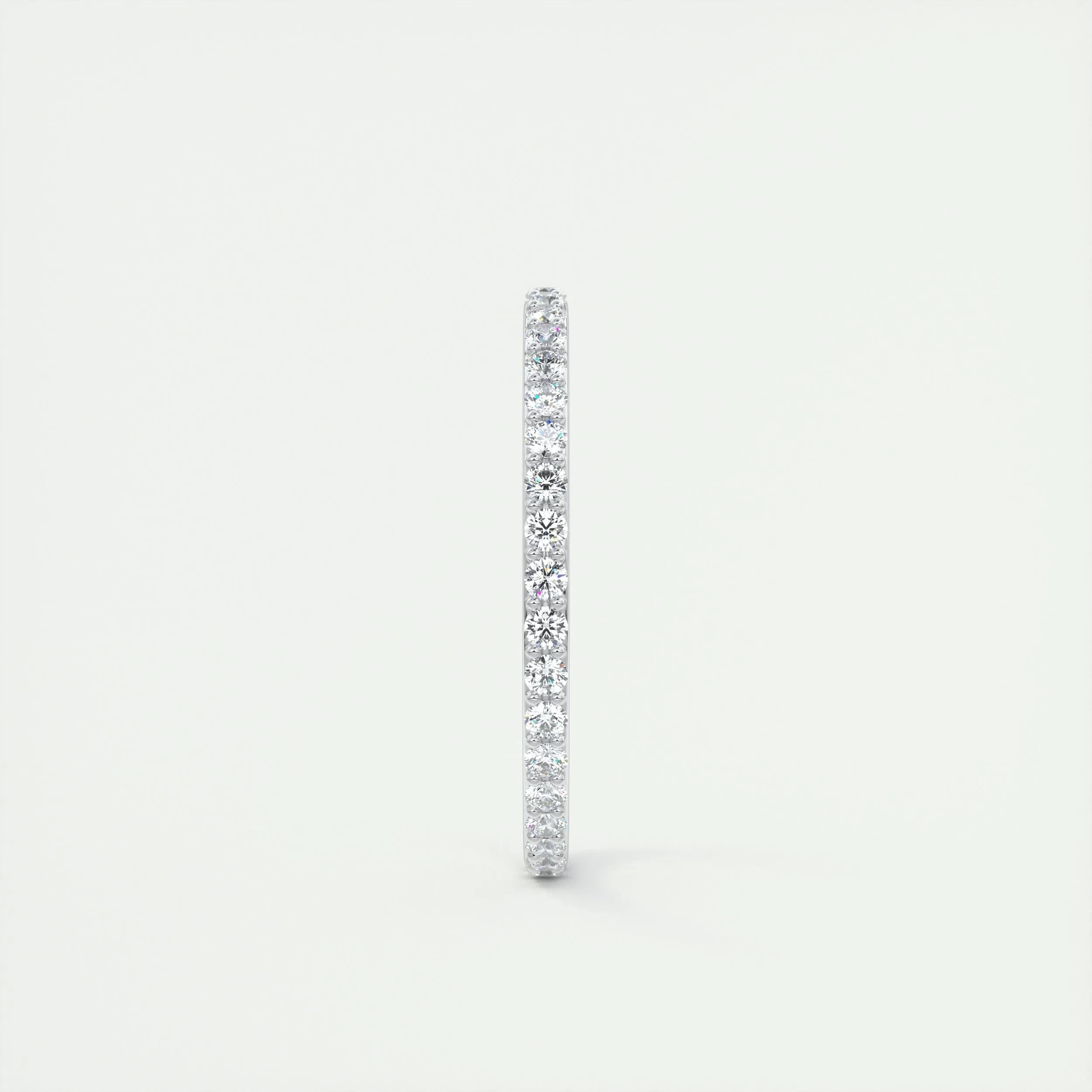 0.37 TCW Round CVD Diamond Full Eternity Wedding Band - Camila Brown