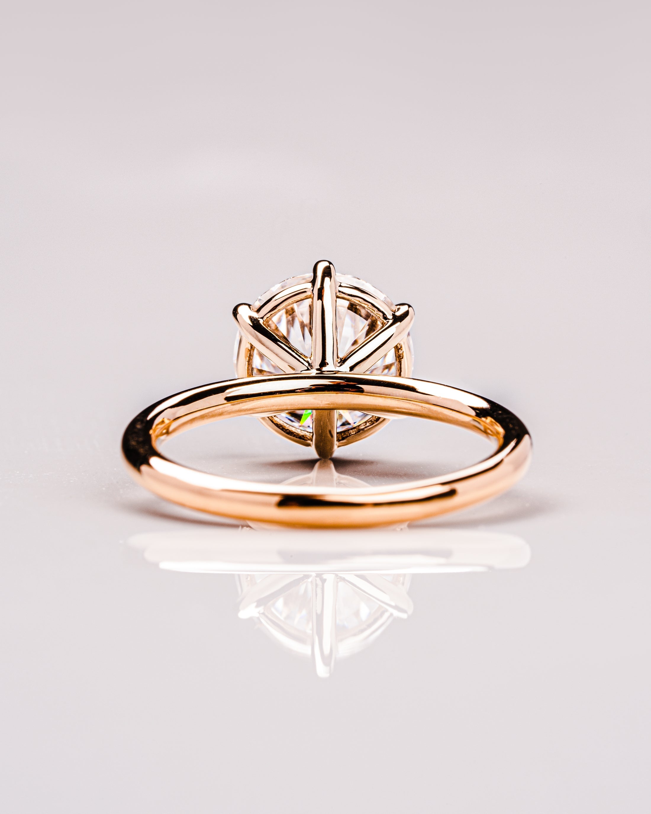 1.60-3.6 CT Round E/VS1 CVD Diamond Solitaire Engagement Ring - Camila Brown