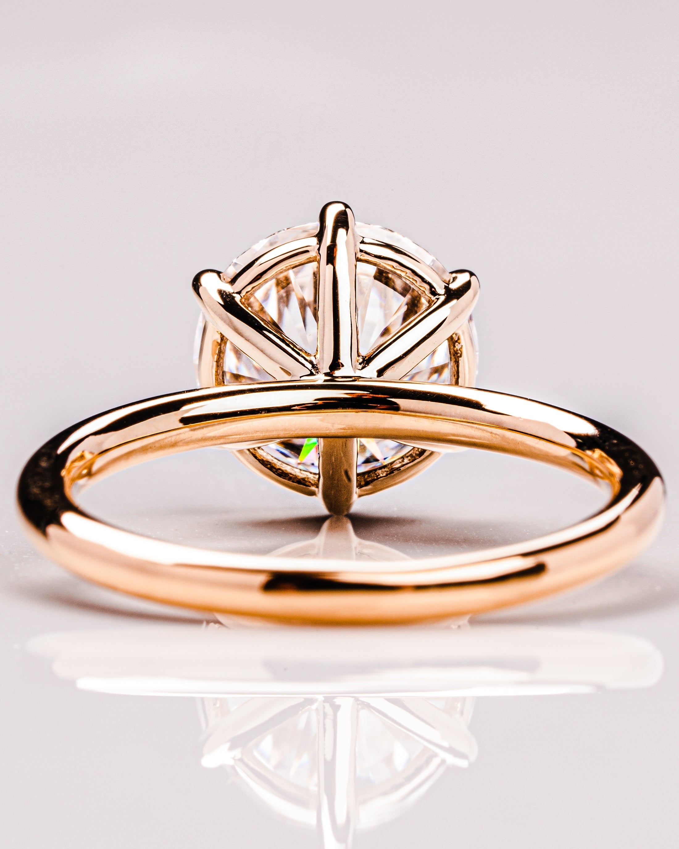 1.60-3.6 CT Round E/VS1 CVD Diamond Solitaire Engagement Ring - Camila Brown