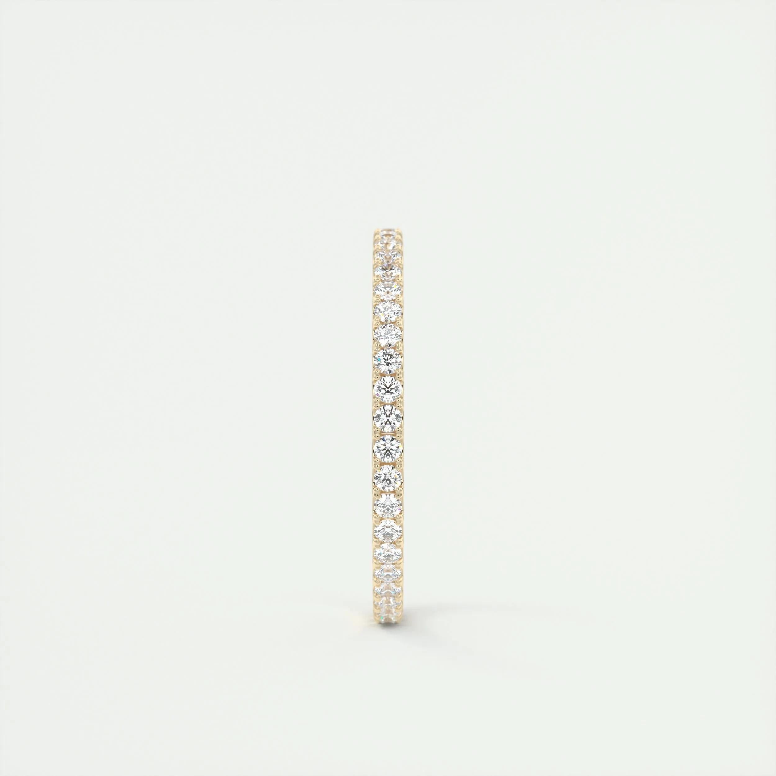 0.36 TCW Round CVD Diamond Full Eternity Wedding Band - Camila Brown