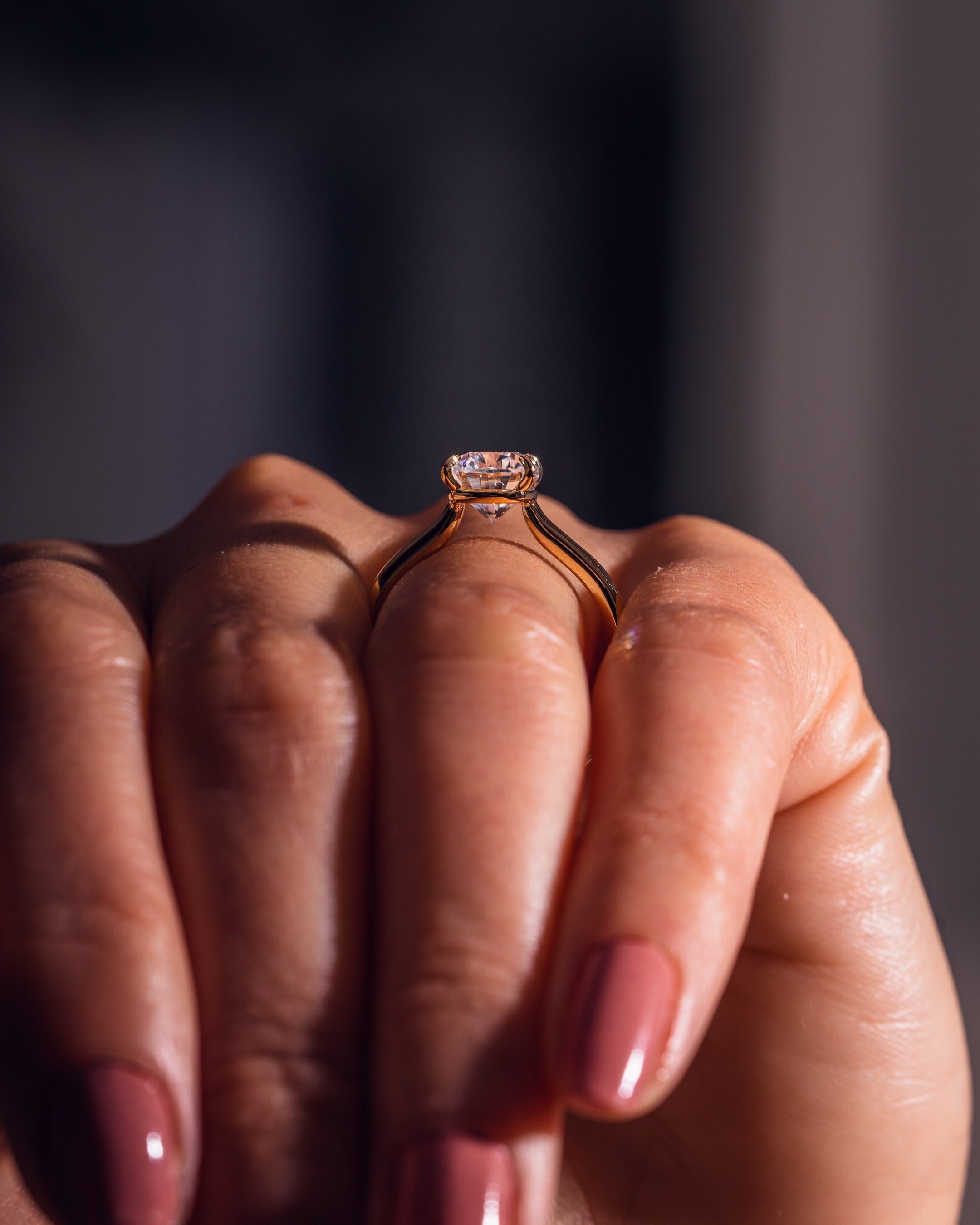 1.15-3.15 CT Cushion E/VS2 CVD Diamond Solitaire Engagement Ring - Camila Brown