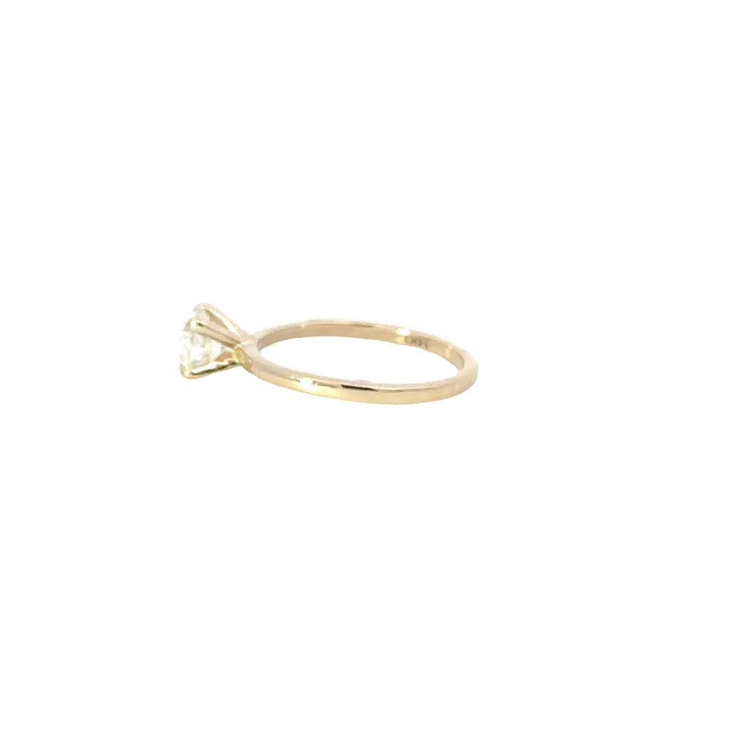 1.01 CT Round E/SI1 CVD Diamond Solitaire Engagement Ring - Camila Brown